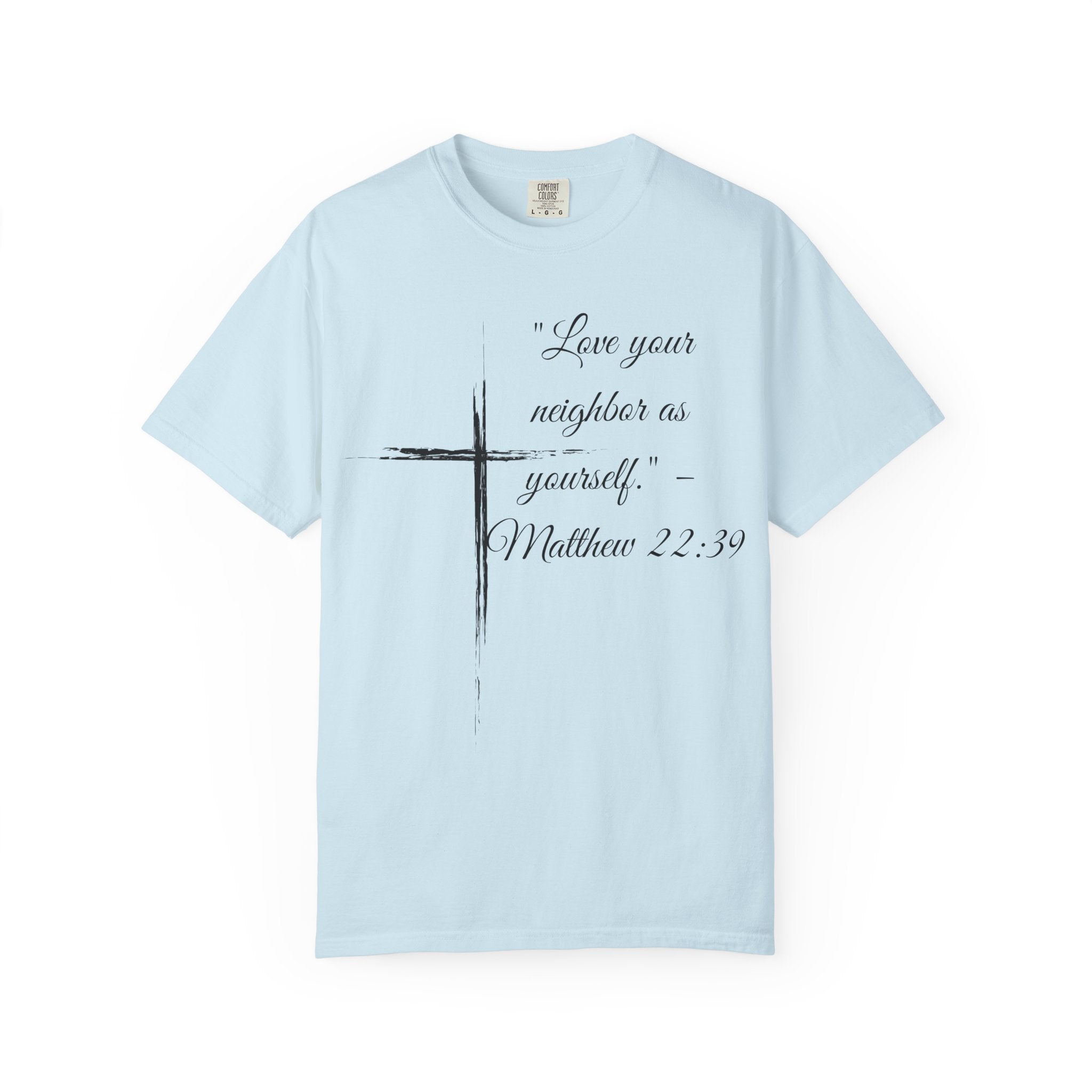 Garment-Dyed Faith T-Shirt, Inspirational Tee, Christian Apparel, Gift for Believers, Scripture Shirt