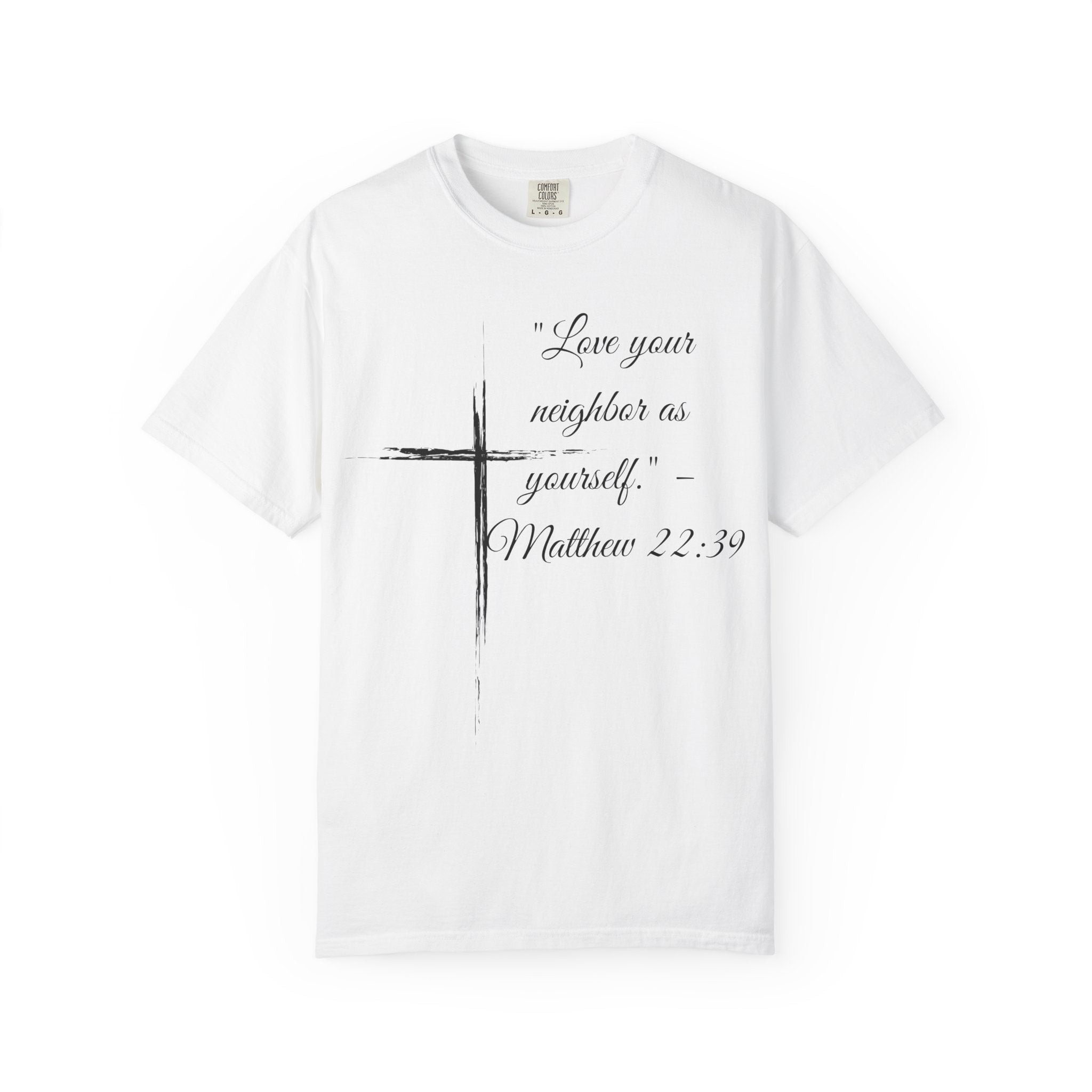 Garment-Dyed Faith T-Shirt, Inspirational Tee, Christian Apparel, Gift for Believers, Scripture Shirt