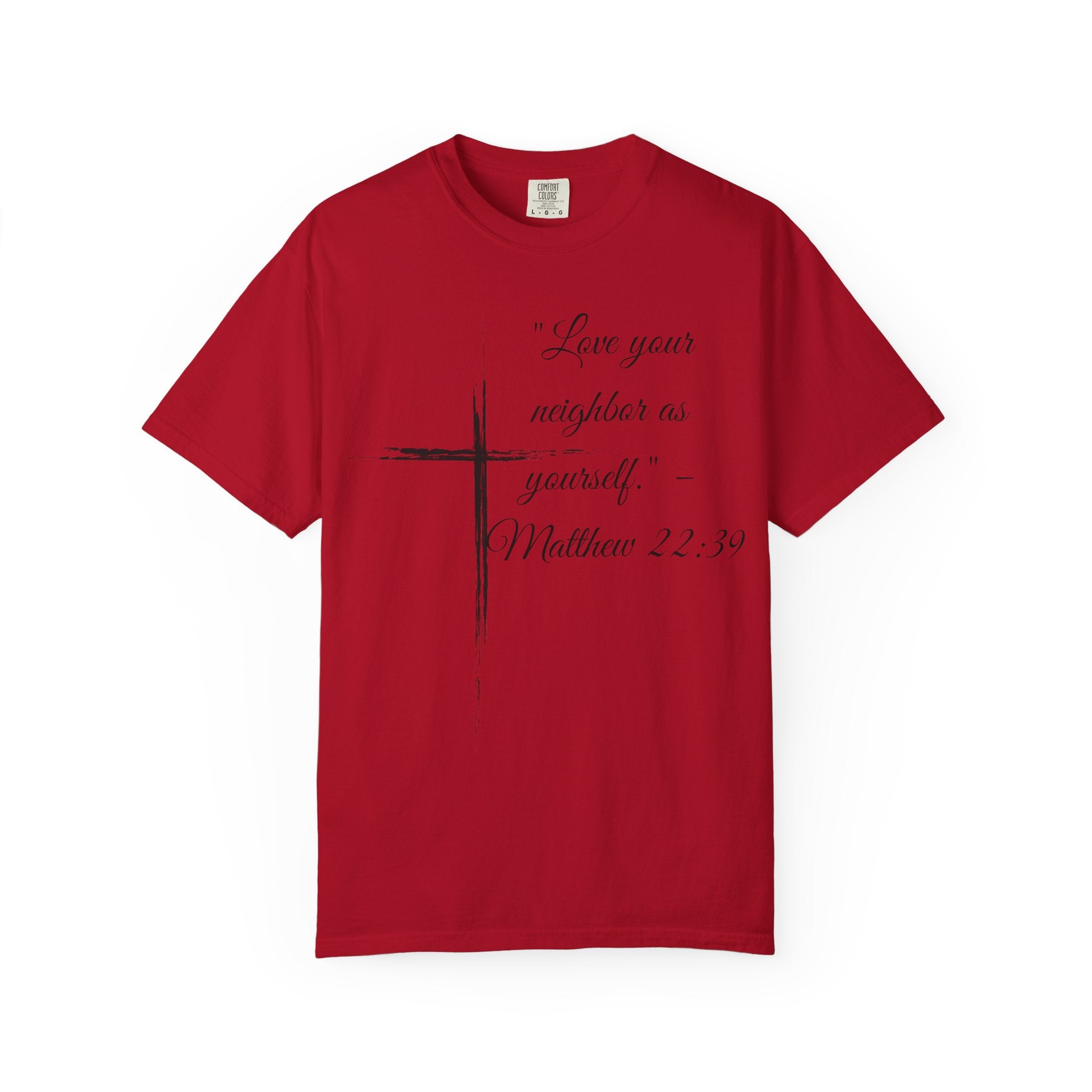 Garment-Dyed Faith T-Shirt, Inspirational Tee, Christian Apparel, Gift for Believers, Scripture Shirt