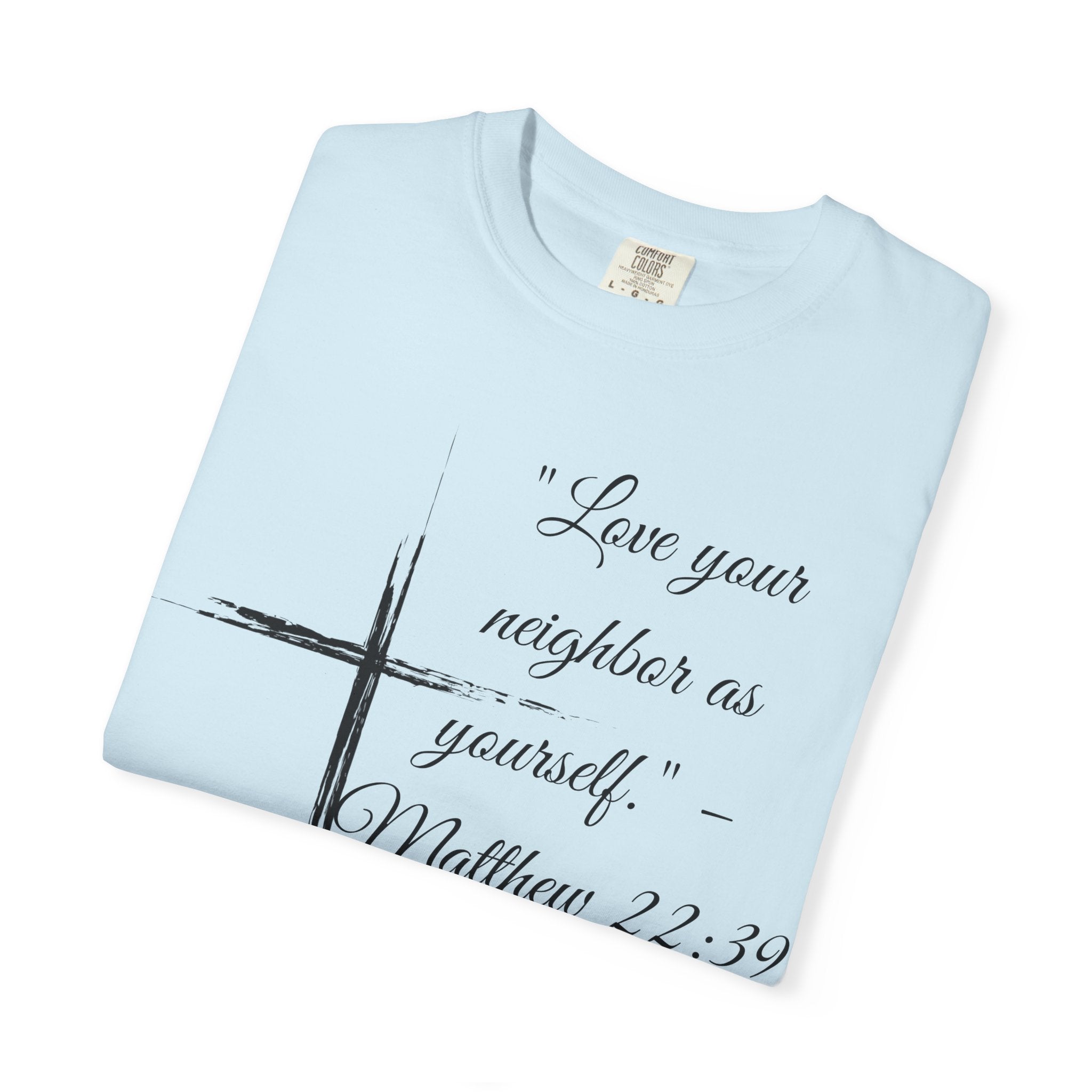 Garment-Dyed Faith T-Shirt, Inspirational Tee, Christian Apparel, Gift for Believers, Scripture Shirt