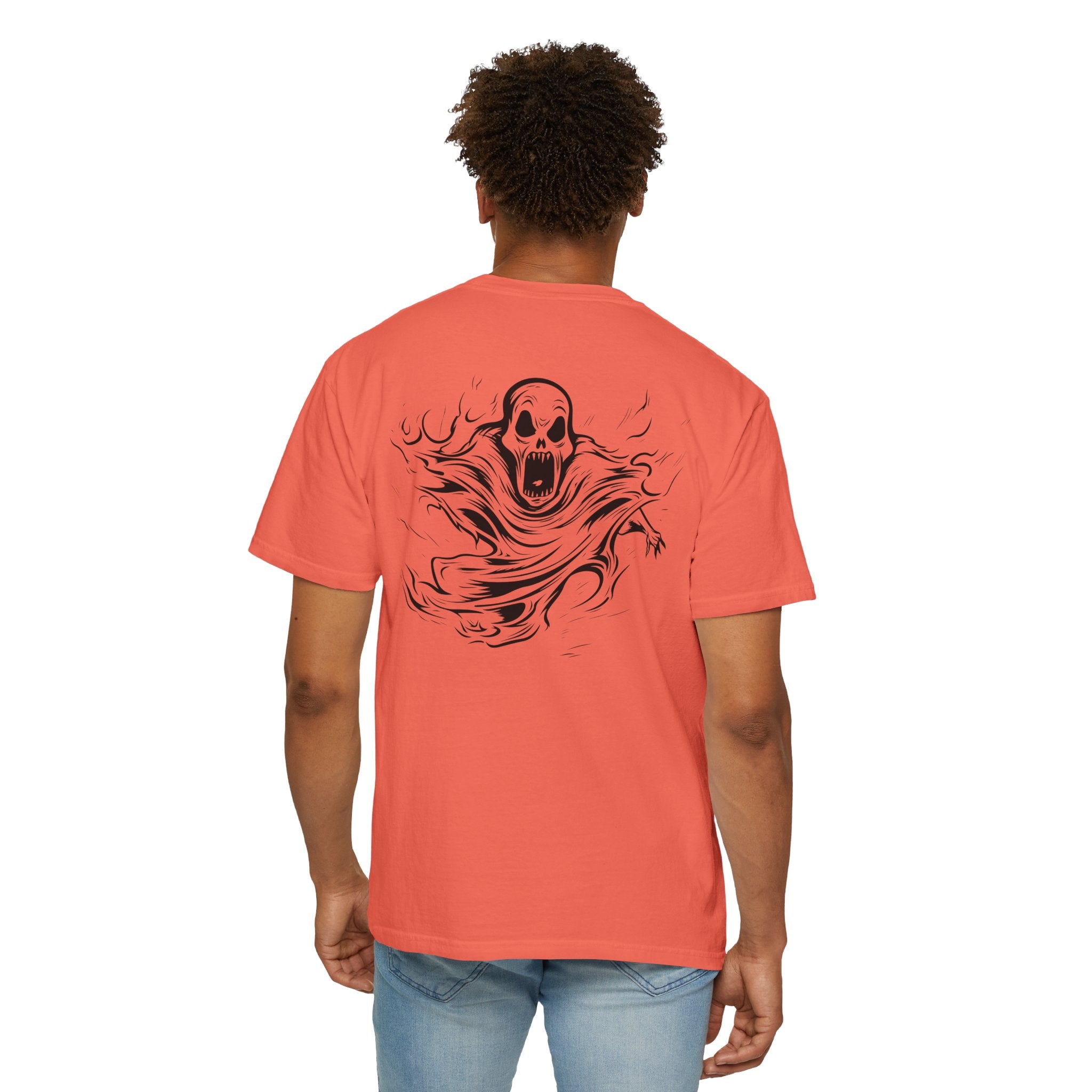 Spooky Night Unisex T-Shirt | Halloween Shirt, Ghost Tee, Casual Wear, Gift for Him & Her, Festive Graphic Tee