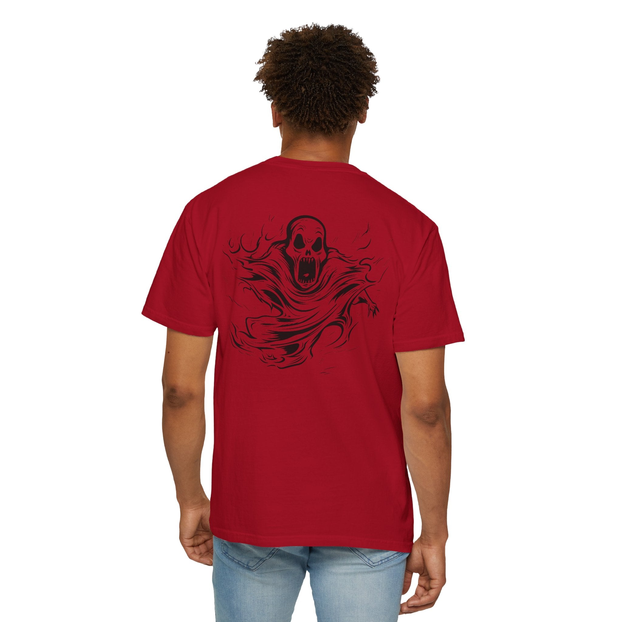 Spooky Night Unisex T-Shirt | Halloween Shirt, Ghost Tee, Casual Wear, Gift for Him & Her, Festive Graphic Tee