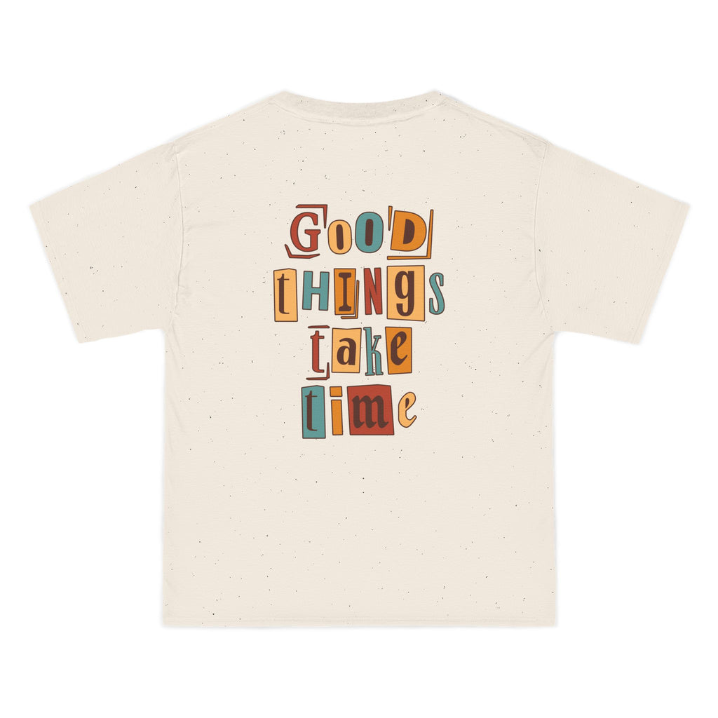 Good Things Take Time T-Shirt for Cat Lovers, Cute Gift for Birthdays, Relaxed Fit Tee, Everyday Casual Wear, Hobbyists, Pet Owners