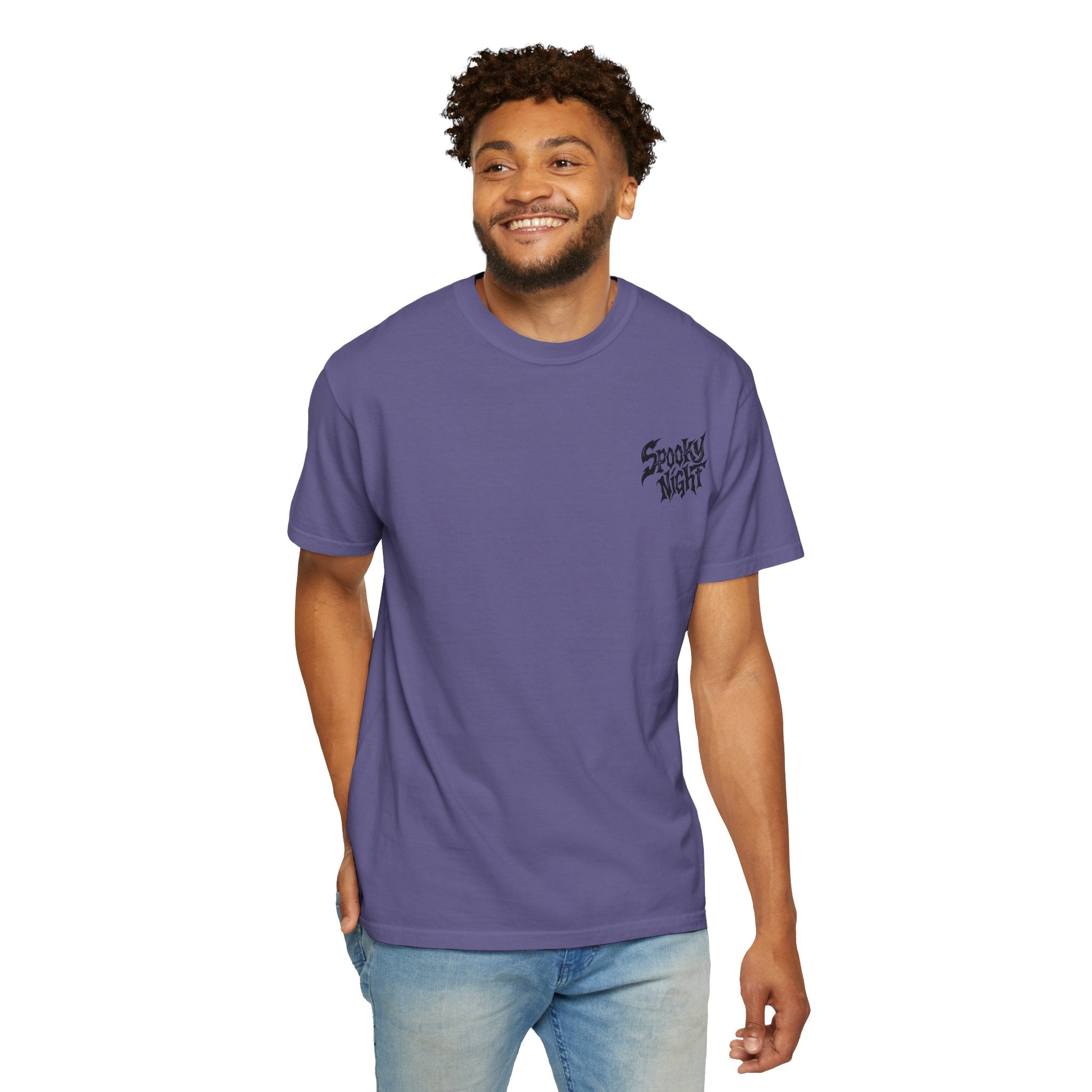 Spooky Night Unisex T-Shirt | Halloween Shirt, Ghost Tee, Casual Wear, Gift for Him & Her, Festive Graphic Tee
