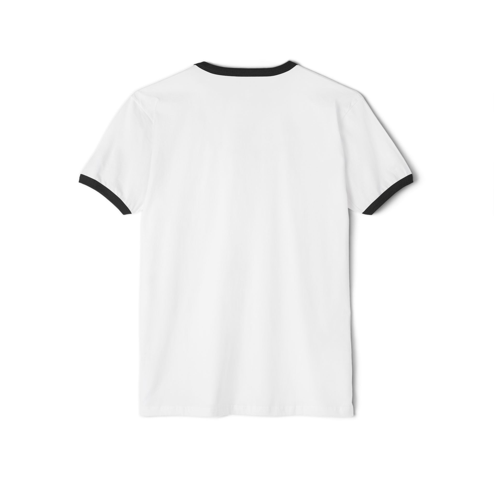 Mysterious Eyes Ringer T-Shirt, Unisex Graphic Tee, Trendy Casual Wear, Perfect for Anime Fans, Unique Gift Idea, Halloween Apparel