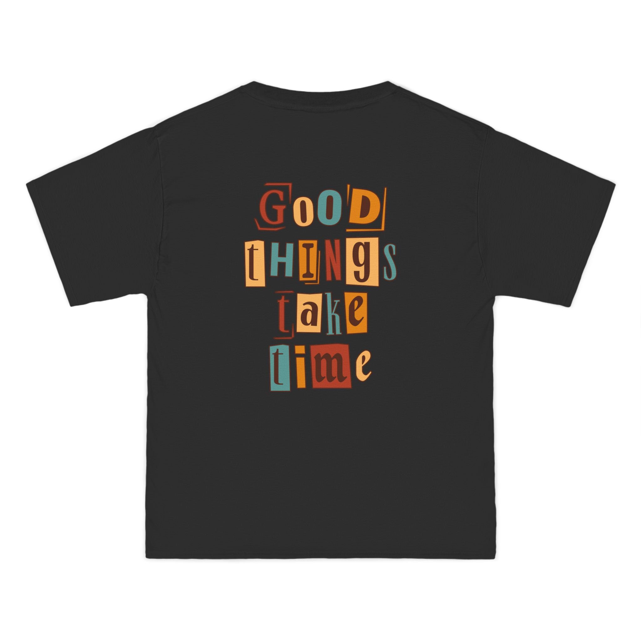 Good Things Take Time T-Shirt for Cat Lovers, Cute Gift for Birthdays, Relaxed Fit Tee, Everyday Casual Wear, Hobbyists, Pet Owners