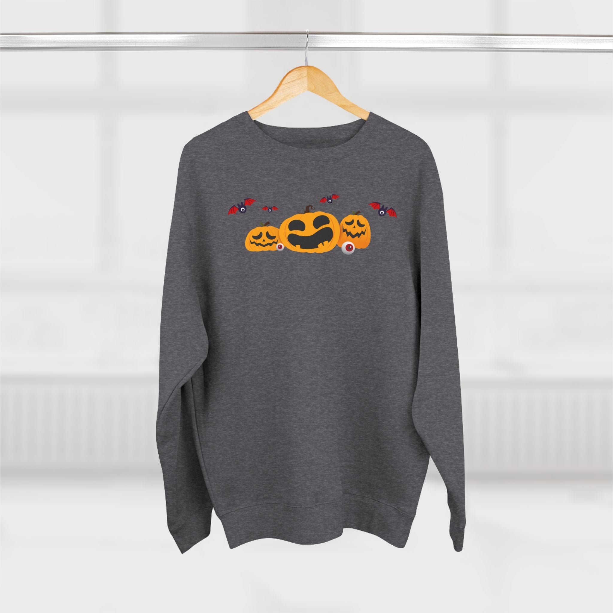 Cozy Halloween Sweatshirt, Unisex Crewneck for Fall, Pumpkin Sweatshirt, Halloween Apparel, Autumn Fashion
