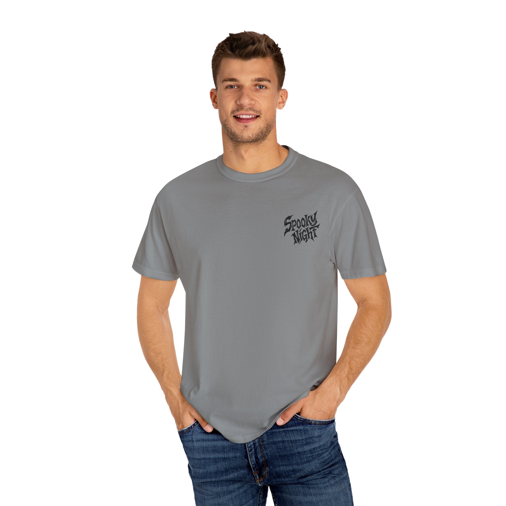 Spooky Night Unisex T-Shirt | Halloween Shirt, Ghost Tee, Casual Wear, Gift for Him & Her, Festive Graphic Tee