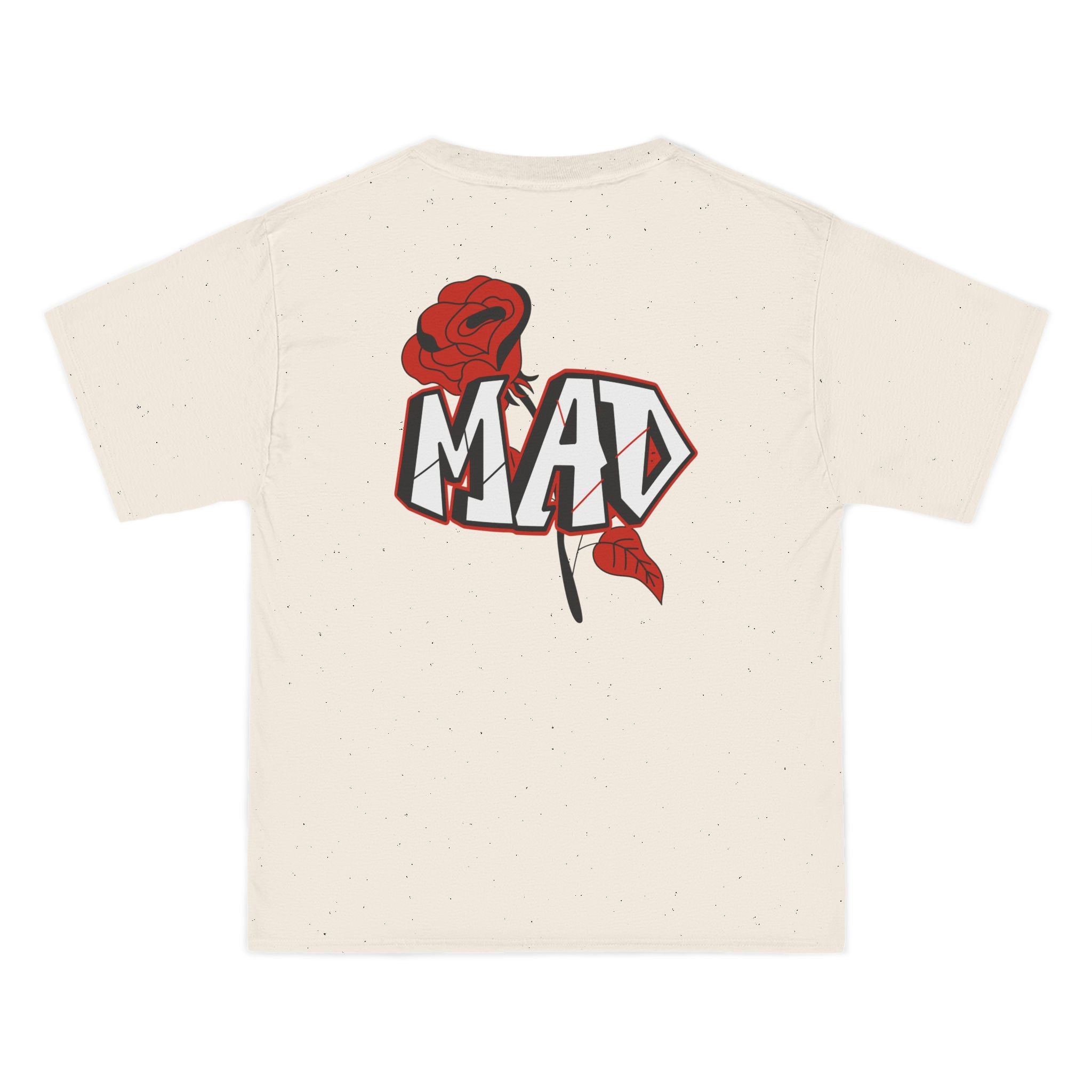 Mad Rose Short-Sleeve T-Shirt, Casual Tee, Streetwear Top, Gift for Fashion Lovers, Unique Graphic Shirt, Trendy Apparel