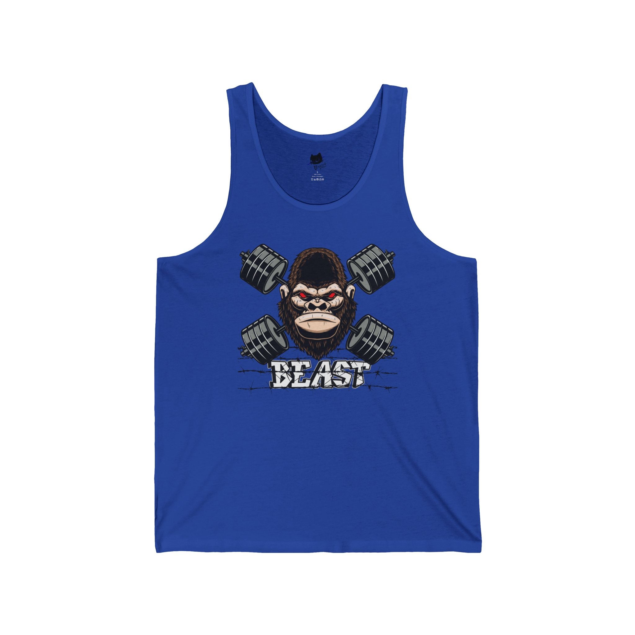 Beast Mode Unisex Jersey Tank - Gym Wear, Fitness Apparel, Muscle Tank Top, Cute Workout Shirt, Motivational Clothing