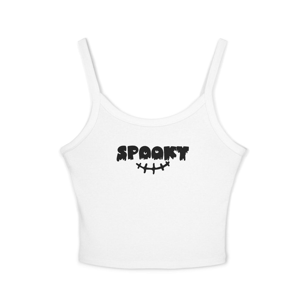 Spooky Women's Spaghetti Strap Tank Top | Halloween Top, Casual Wear, Summer Fashion, Festival Style, Boho Outfit