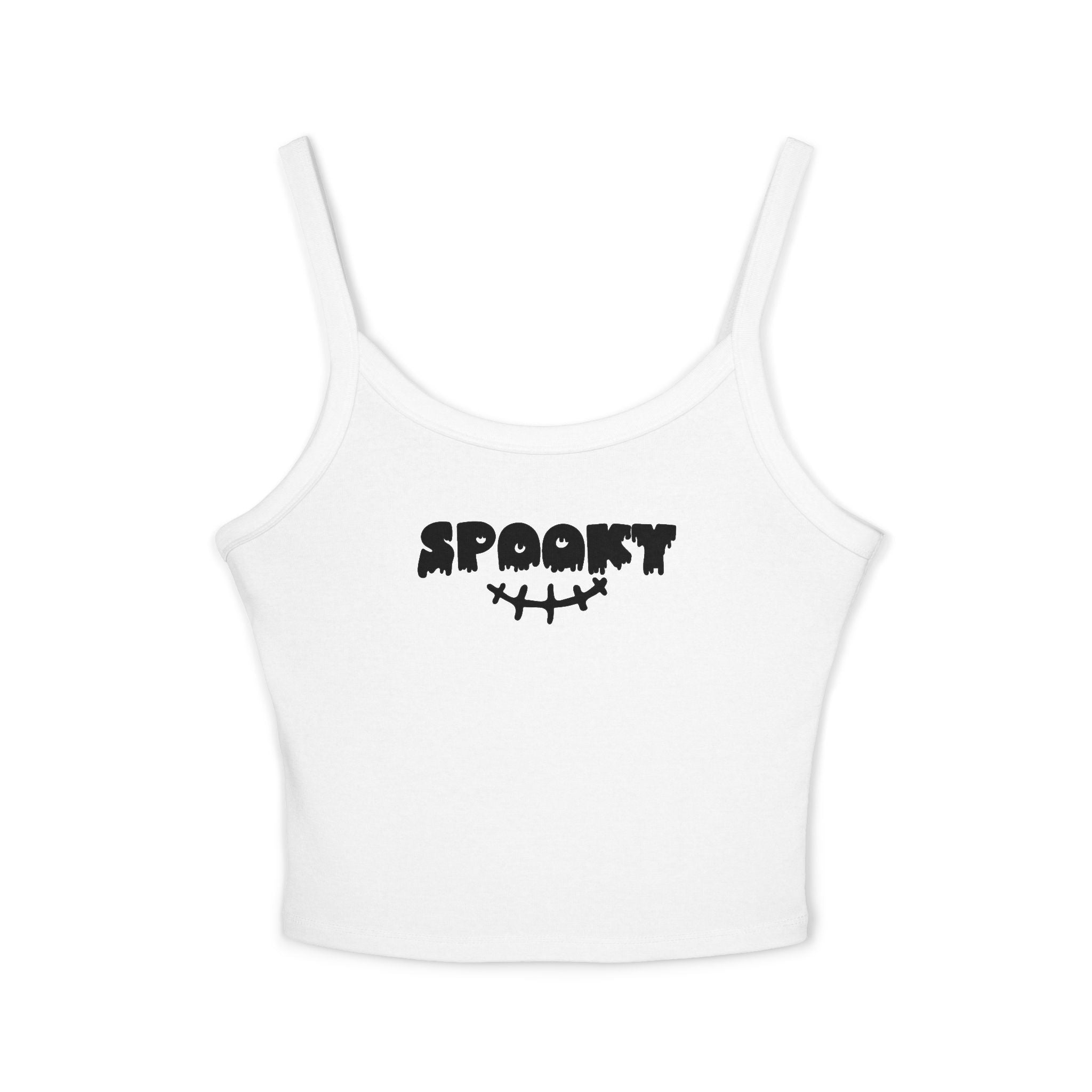 Spooky Women's Spaghetti Strap Tank Top | Halloween Top, Casual Wear, Summer Fashion, Festival Style, Boho Outfit