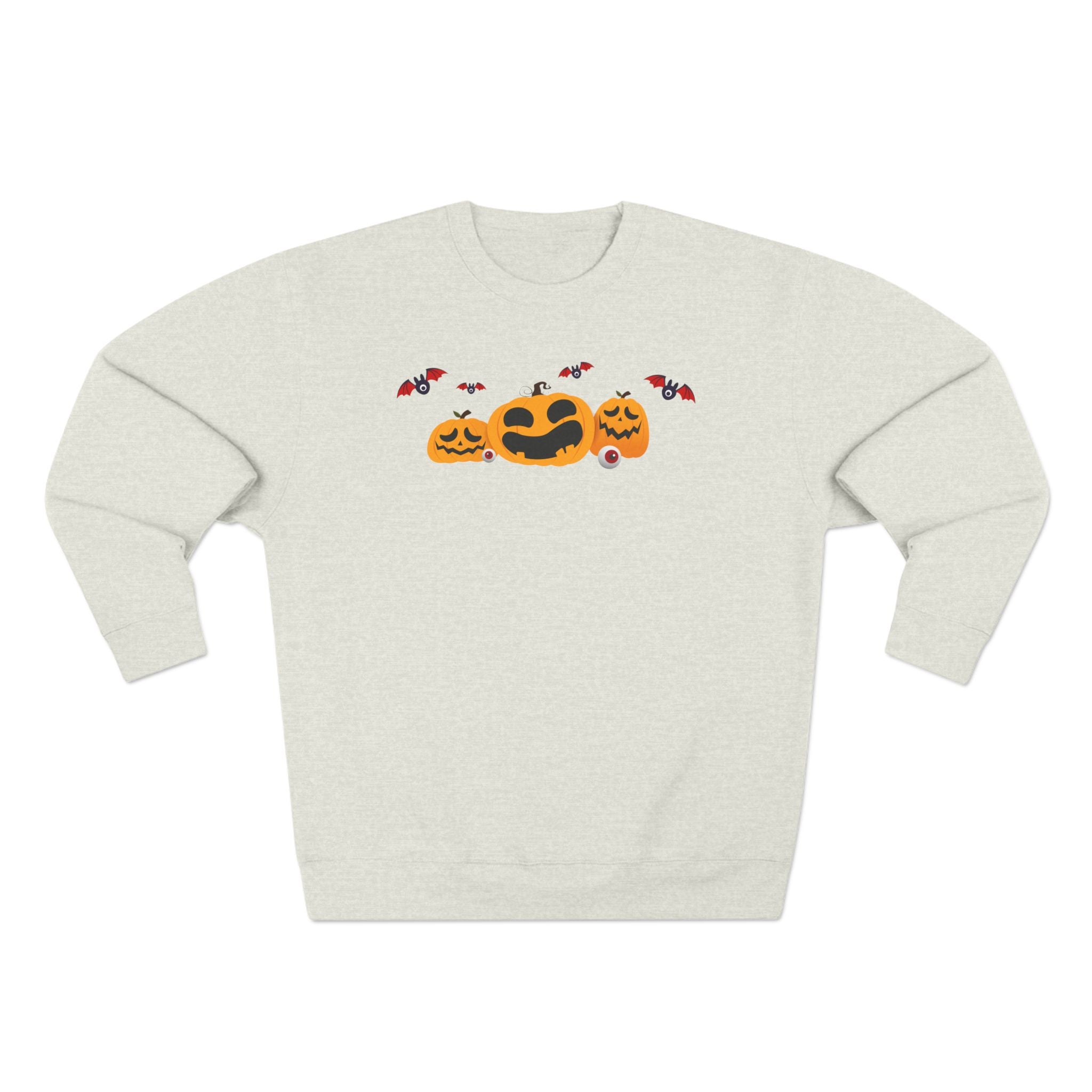 Cozy Halloween Sweatshirt, Unisex Crewneck for Fall, Pumpkin Sweatshirt, Halloween Apparel, Autumn Fashion