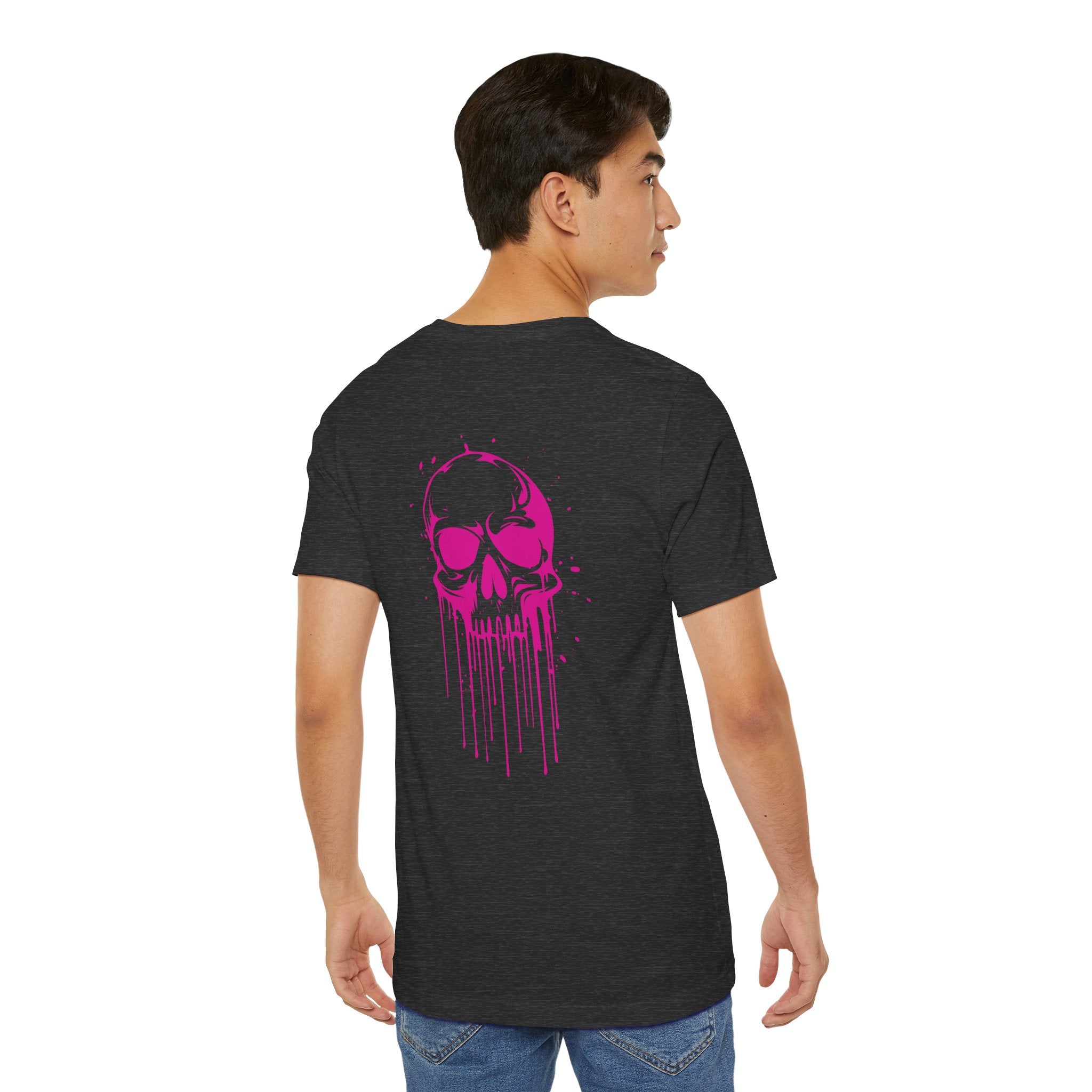 Edgy Graphic Tee with Skull and Lips, Unisex T-Shirt for Trendsetters, Casual Wear, Festival Outfit, Gift for Her/Him