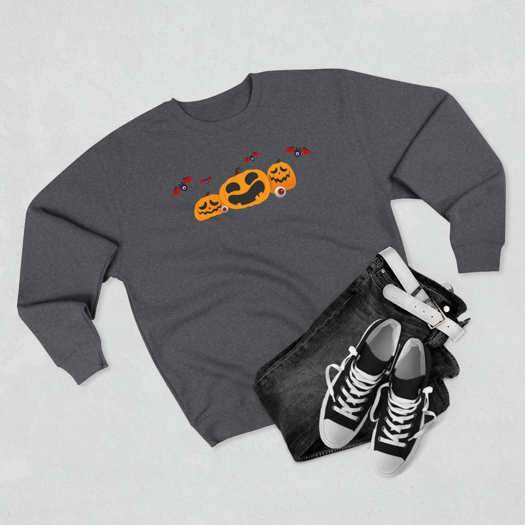 Cozy Halloween Sweatshirt, Unisex Crewneck for Fall, Pumpkin Sweatshirt, Halloween Apparel, Autumn Fashion