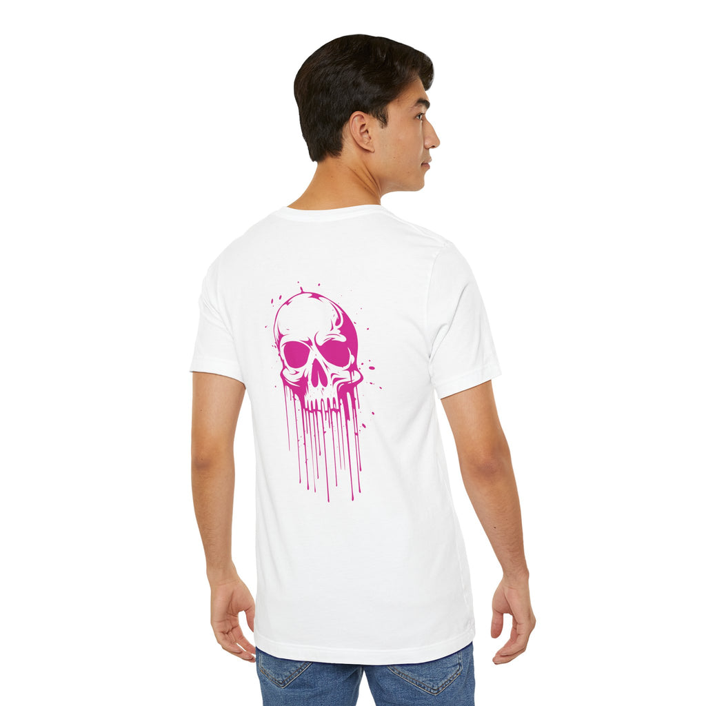 Edgy Graphic Tee with Skull and Lips, Unisex T-Shirt for Trendsetters, Casual Wear, Festival Outfit, Gift for Her/Him