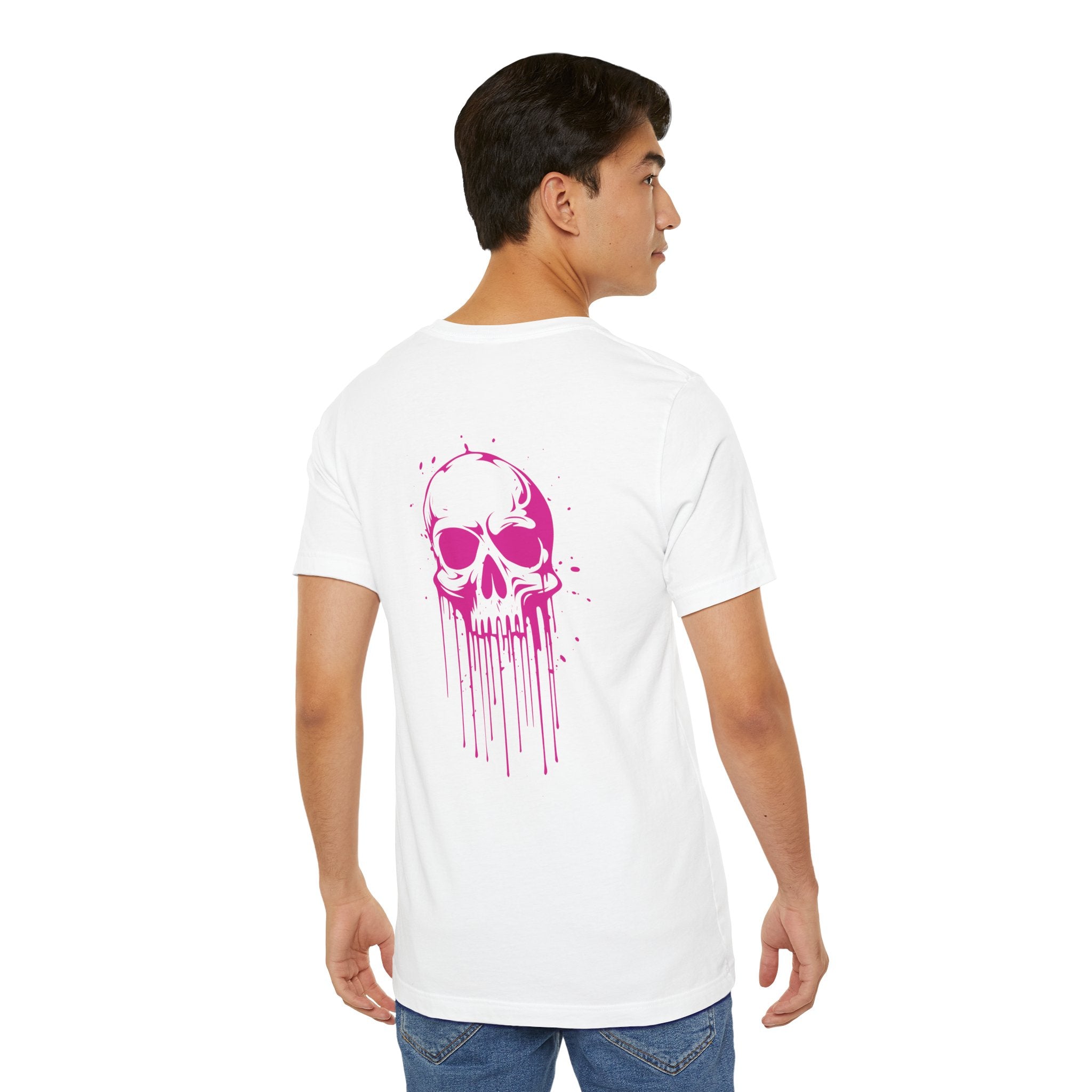 Edgy Graphic Tee with Skull and Lips, Unisex T-Shirt for Trendsetters, Casual Wear, Festival Outfit, Gift for Her/Him