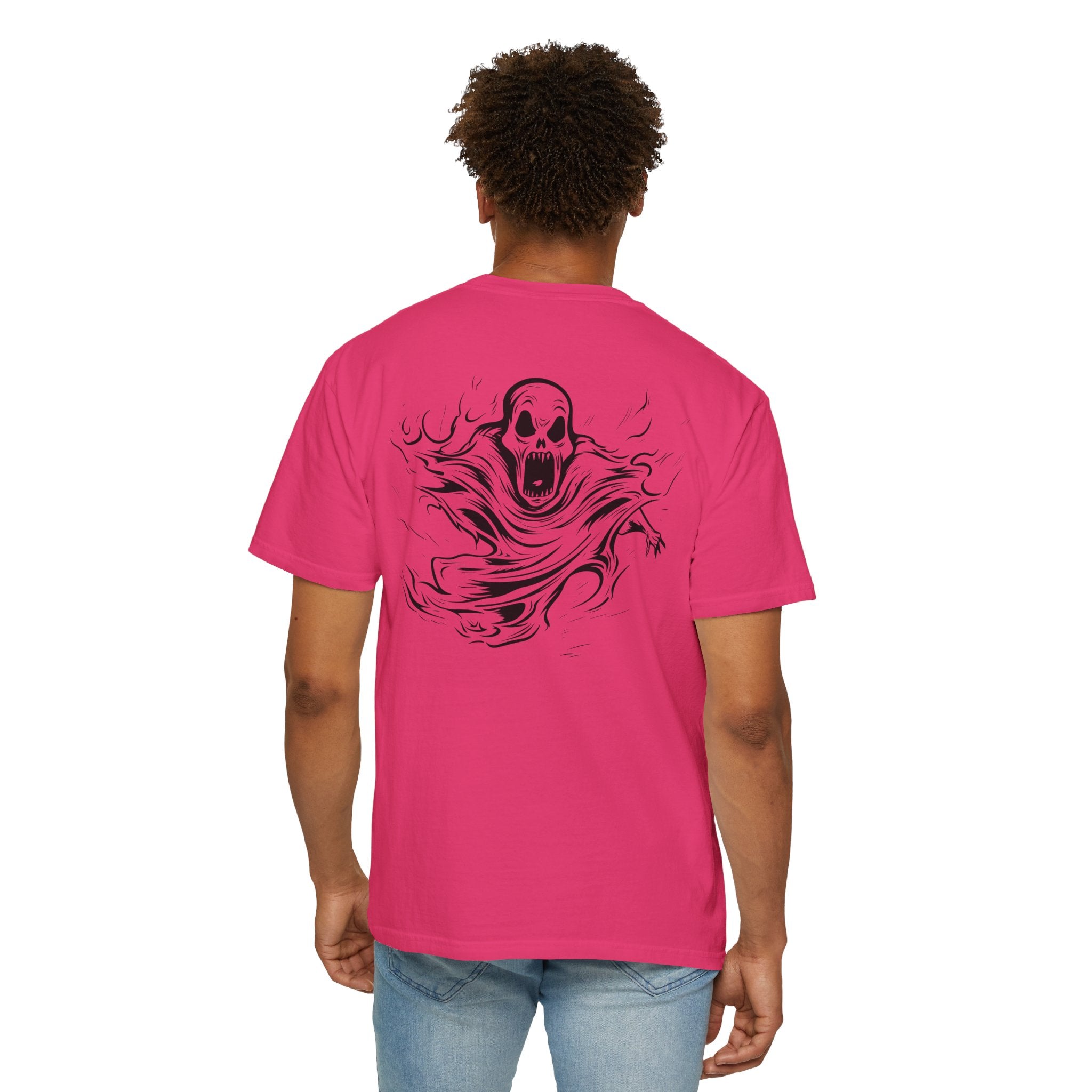 Spooky Night Unisex T-Shirt | Halloween Shirt, Ghost Tee, Casual Wear, Gift for Him & Her, Festive Graphic Tee