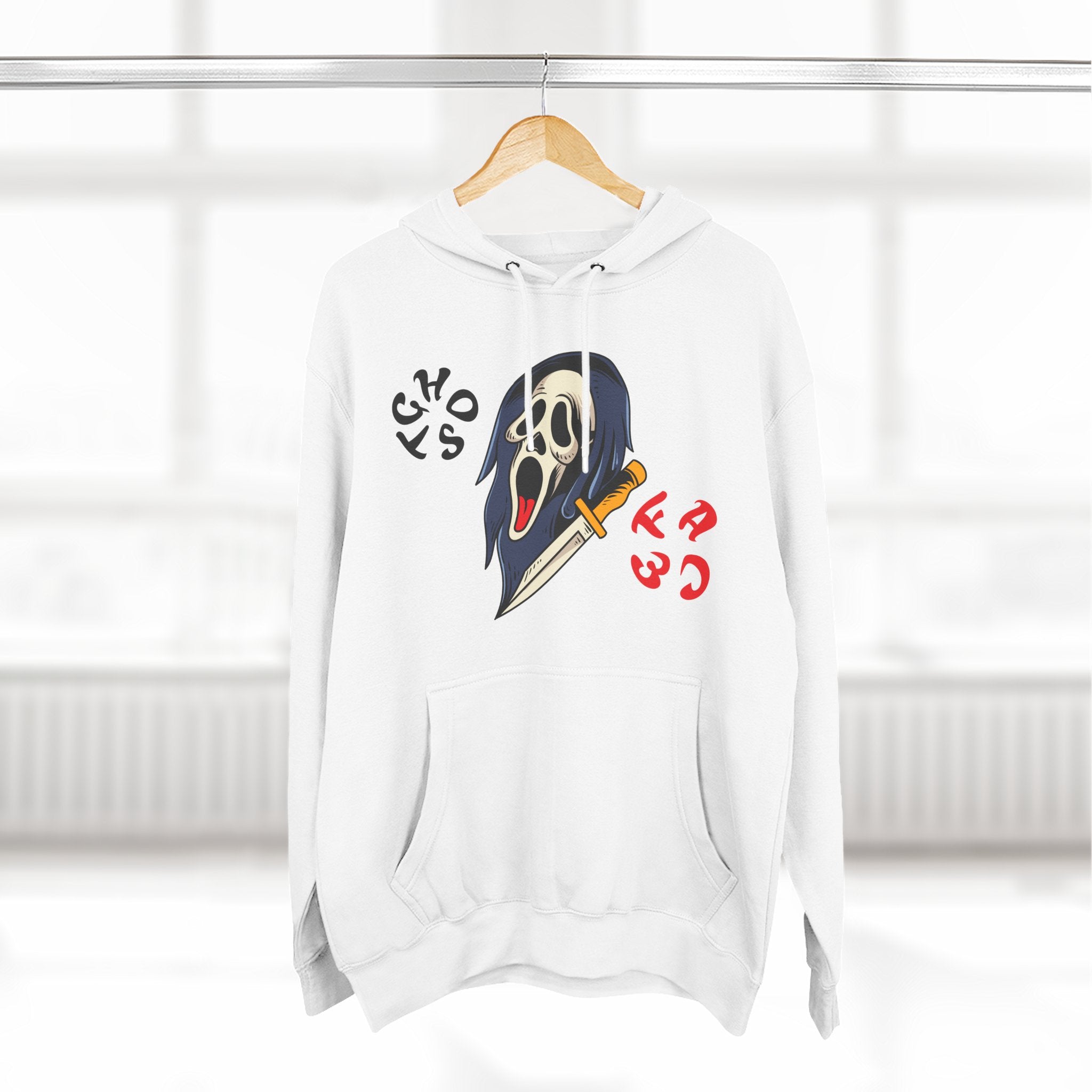 Spooky Three-Panel Fleece Hoodie: Cozy Horror Fashion, Halloween Apparel, Scary Movie Lover Gift, Unique Graphic Sweatshirt, [...]