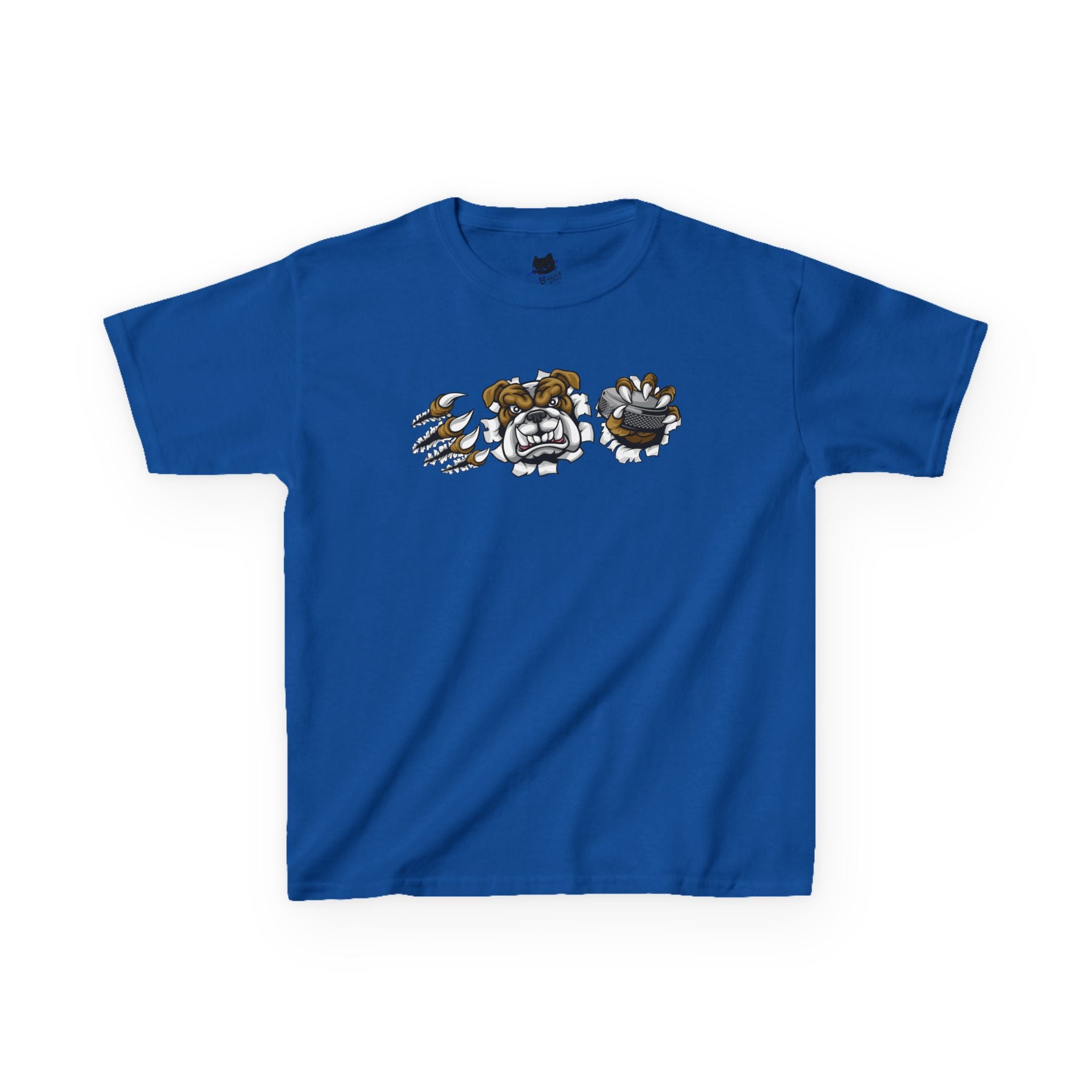 Kids Cartoon Bulldog Tee | Fun Graphic Tee, Cute Kids T-Shirt, Animal Lover Gift, Casual Wear, Birthday Gift