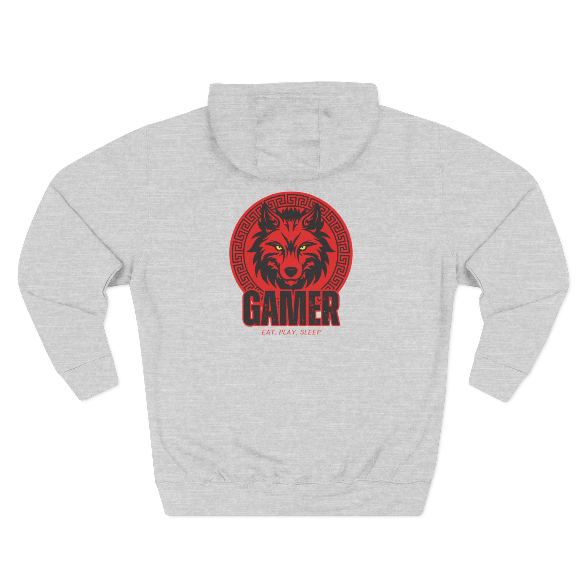 Fleece Hoodie Gamer Eat, Play, Sleep Design