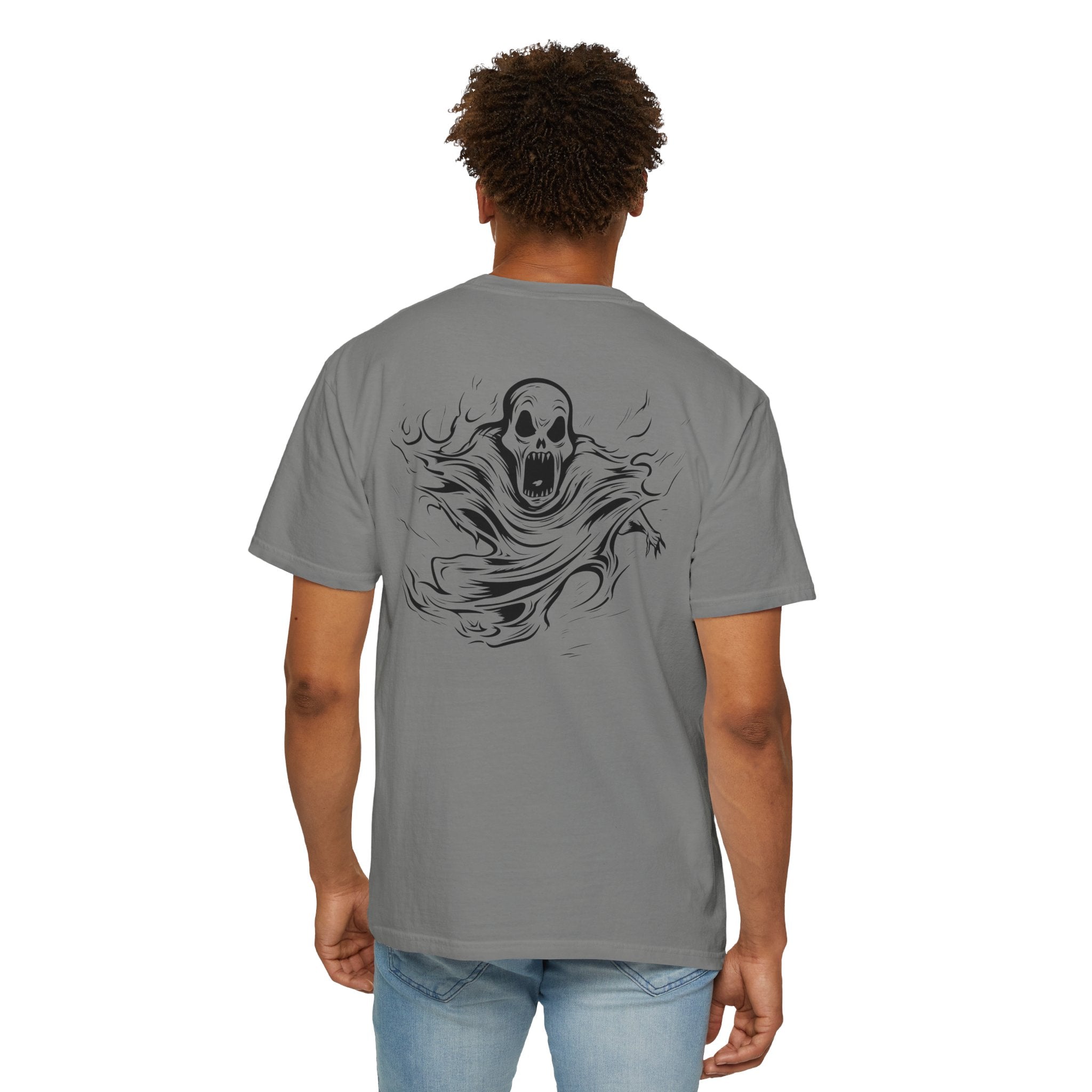 Spooky Night Unisex T-Shirt | Halloween Shirt, Ghost Tee, Casual Wear, Gift for Him & Her, Festive Graphic Tee