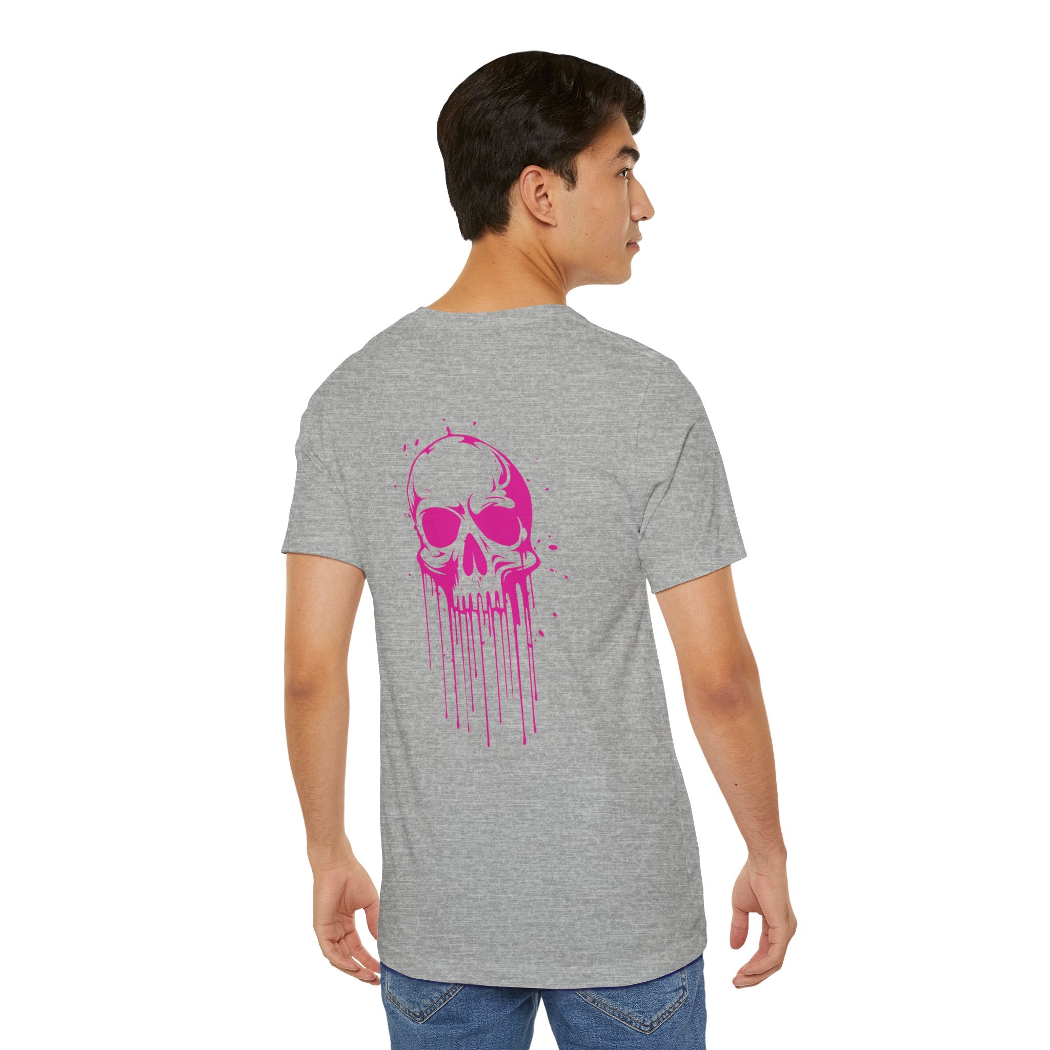 Edgy Graphic Tee with Skull and Lips, Unisex T-Shirt for Trendsetters, Casual Wear, Festival Outfit, Gift for Her/Him