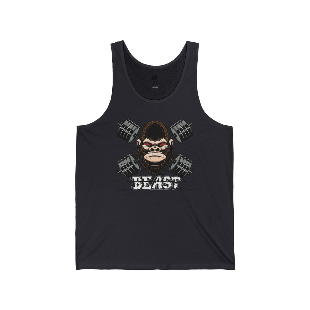 Beast Mode Unisex Jersey Tank - Gym Wear, Fitness Apparel, Muscle Tank Top, Cute Workout Shirt, Motivational Clothing