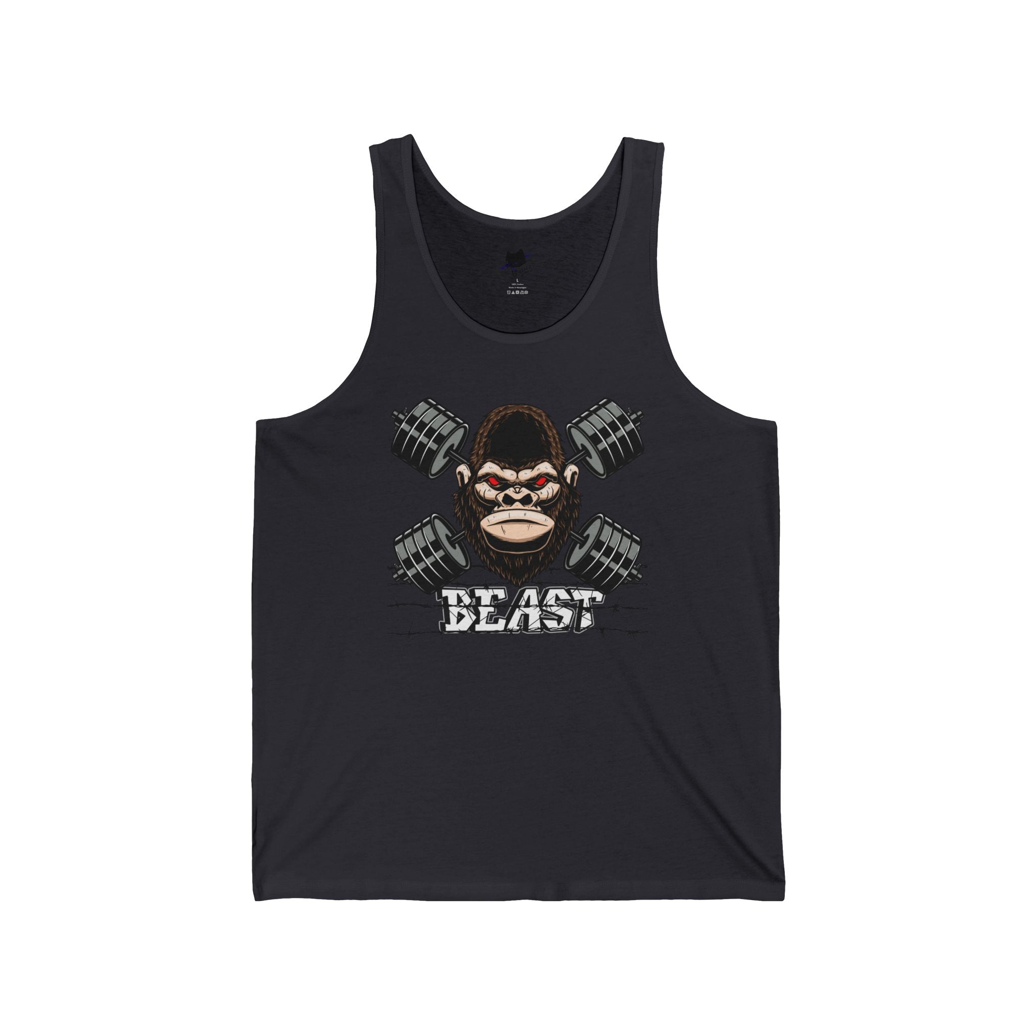 Beast Mode Unisex Jersey Tank - Gym Wear, Fitness Apparel, Muscle Tank Top, Cute Workout Shirt, Motivational Clothing