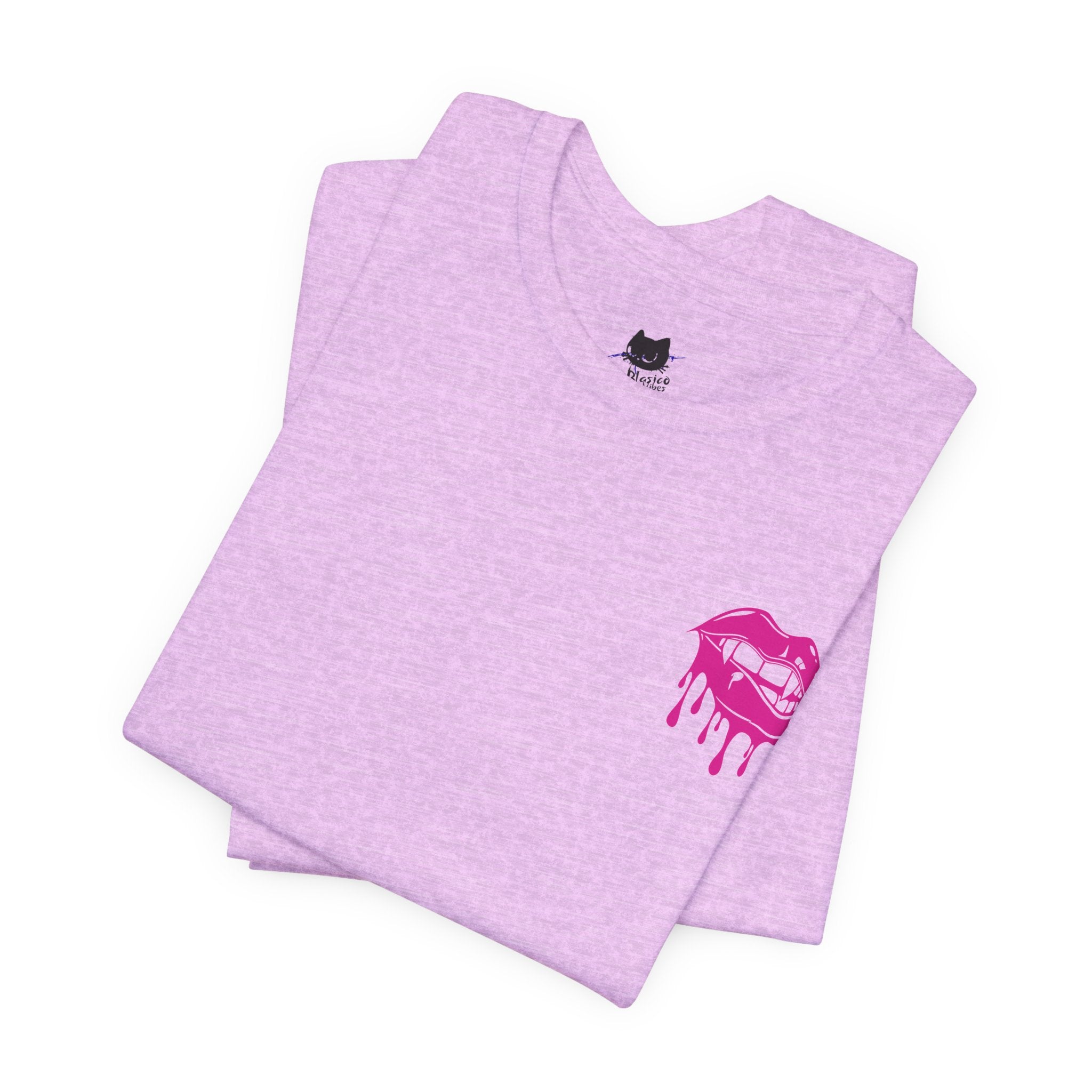Edgy Graphic Tee with Skull and Lips, Unisex T-Shirt for Trendsetters, Casual Wear, Festival Outfit, Gift for Her/Him