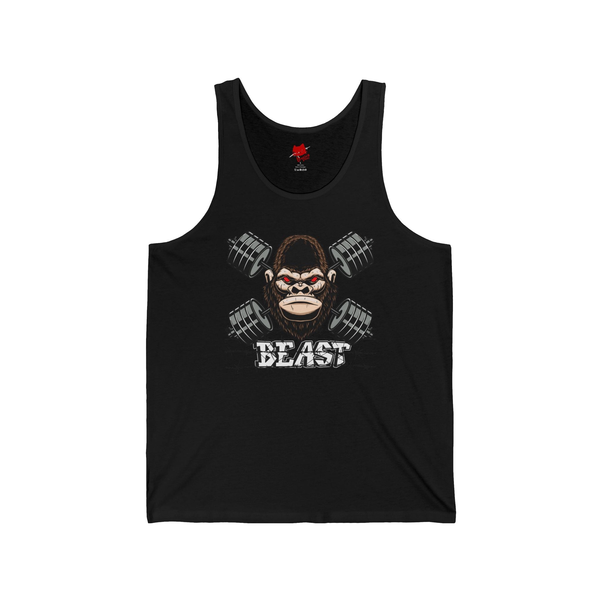 Beast Mode Unisex Jersey Tank - Gym Wear, Fitness Apparel, Muscle Tank Top, Cute Workout Shirt, Motivational Clothing