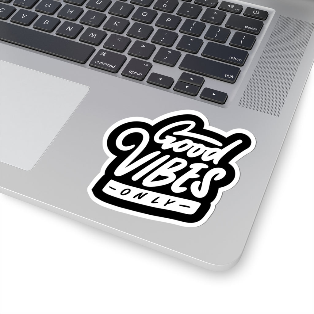 Good Vibes Only Stickers | Kiss-Cut Stickers for Laptops, Water Bottles, Journals, Scrapbooking, Gifts