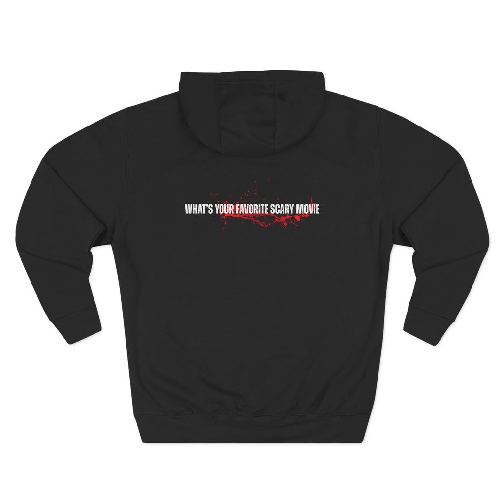 Spooky Three-Panel Fleece Hoodie: Cozy Horror Fashion, Halloween Apparel, Scary Movie Lover Gift, Unique Graphic Sweatshirt, [...]