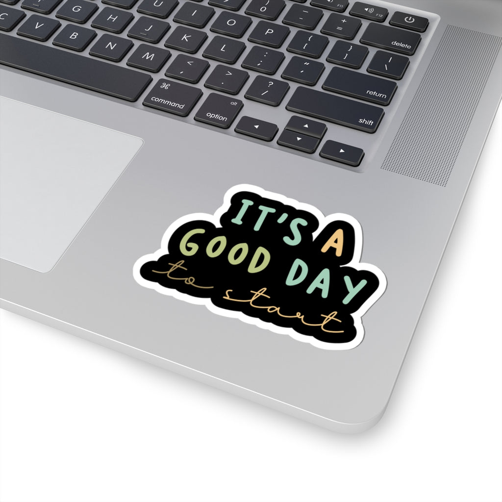 Good Day Stickers, Motivational Stickers, Inspirational Laptop Decals, Positive Vibes Stickers, Self-Care Gifts