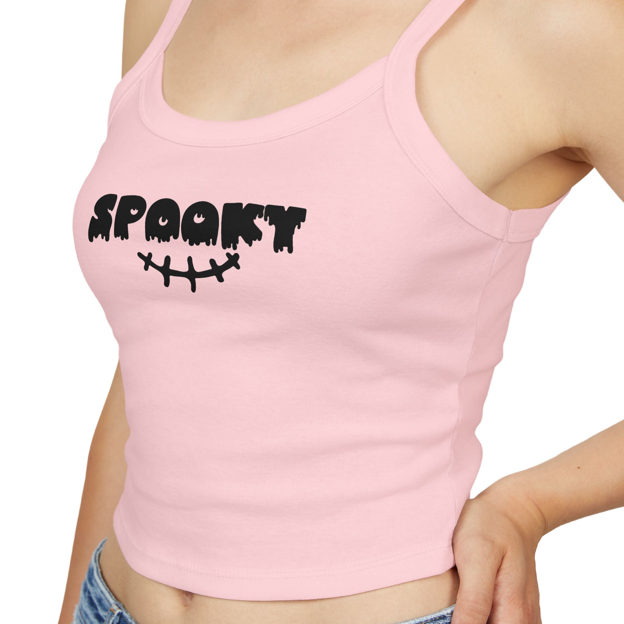 Spooky Women's Spaghetti Strap Tank Top | Halloween Top, Casual Wear, Summer Fashion, Festival Style, Boho Outfit