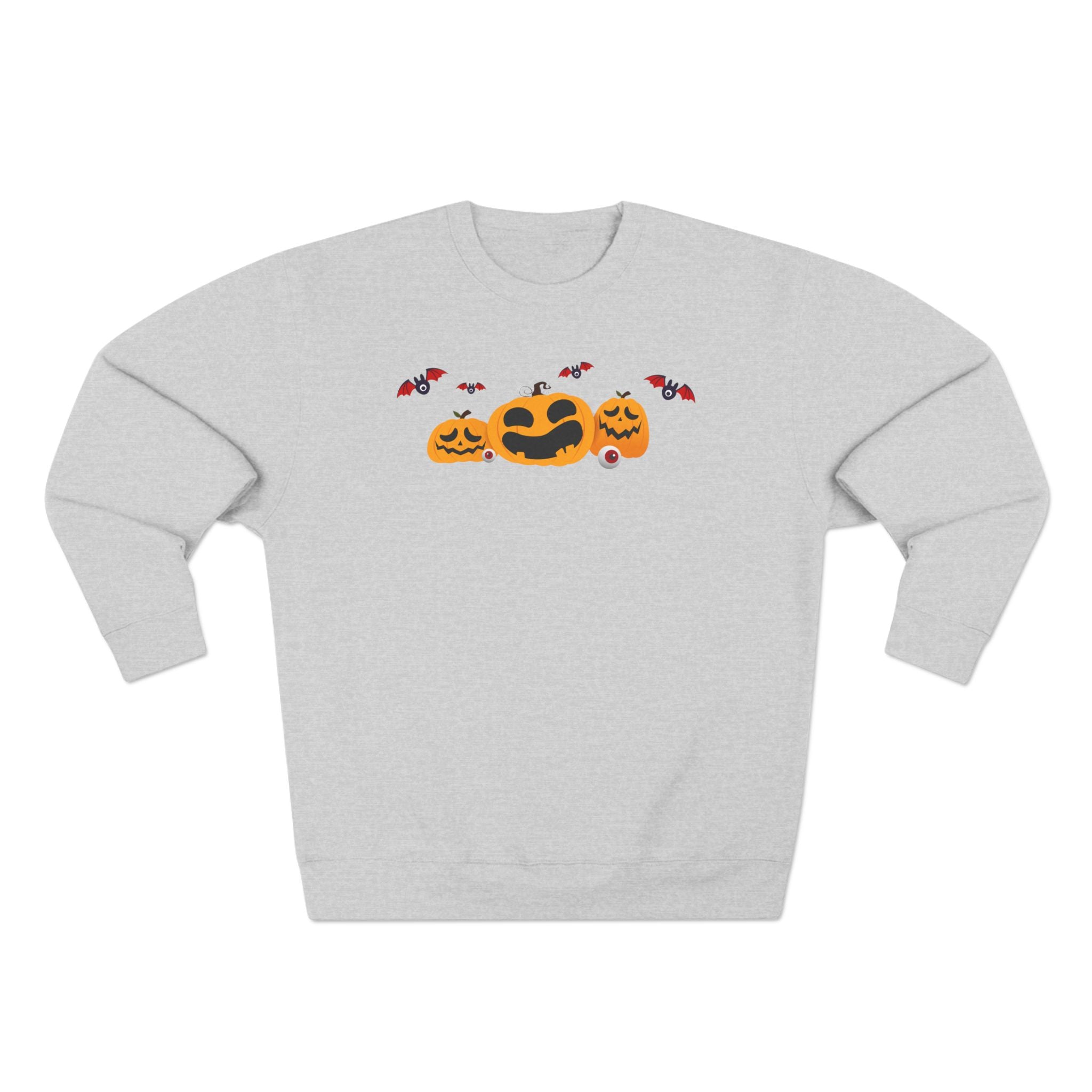 Cozy Halloween Sweatshirt, Unisex Crewneck for Fall, Pumpkin Sweatshirt, Halloween Apparel, Autumn Fashion