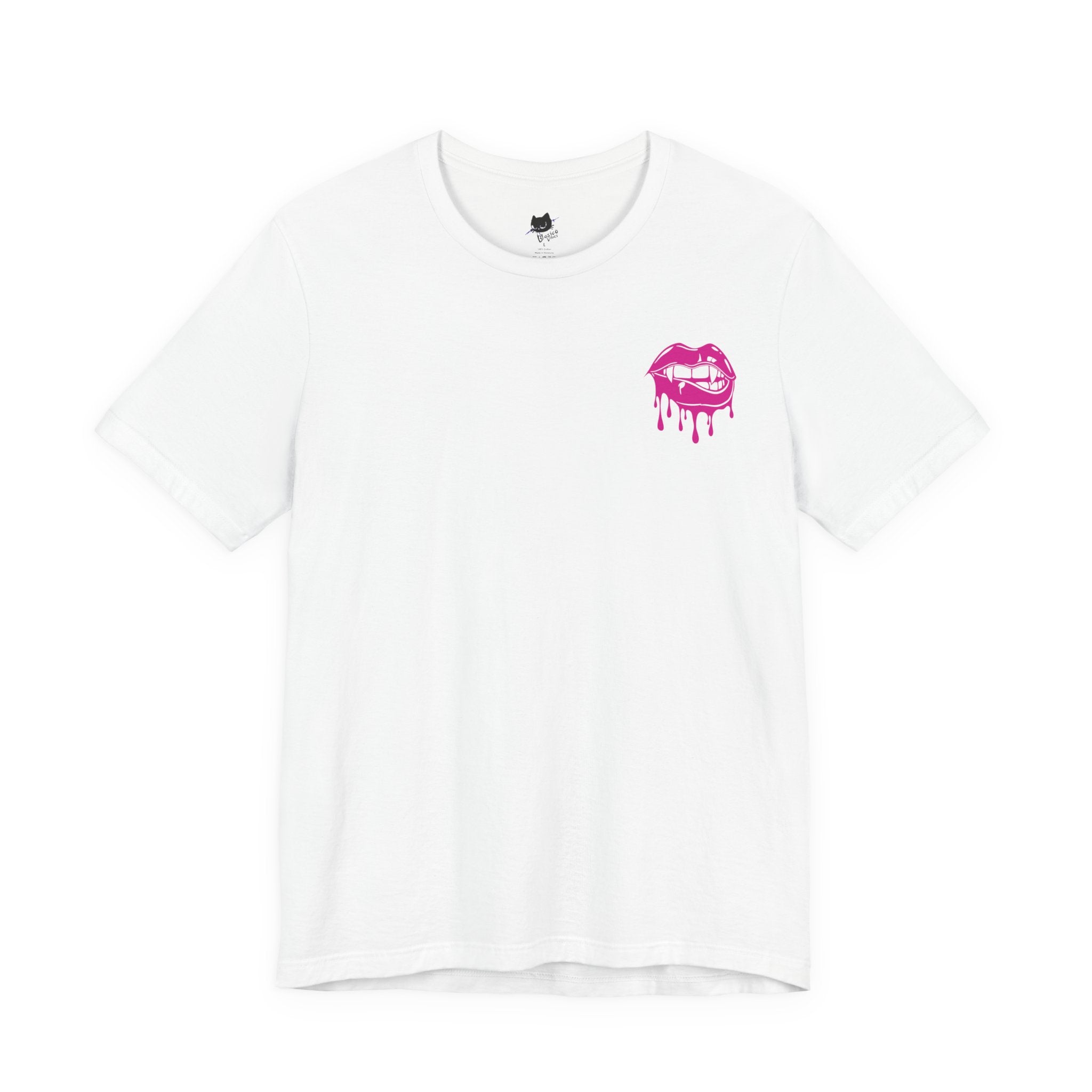 Edgy Graphic Tee with Skull and Lips, Unisex T-Shirt for Trendsetters, Casual Wear, Festival Outfit, Gift for Her/Him