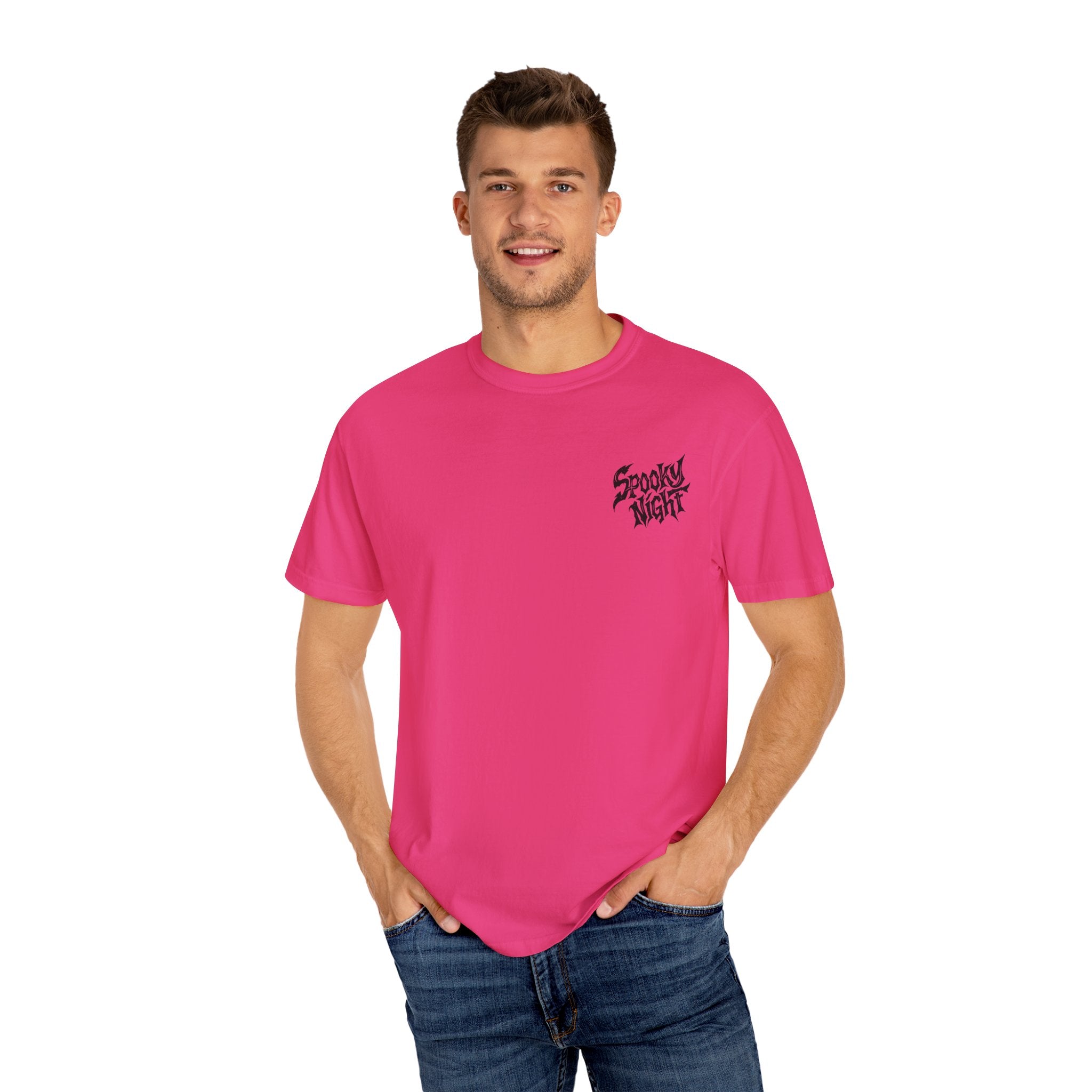 Spooky Night Unisex T-Shirt | Halloween Shirt, Ghost Tee, Casual Wear, Gift for Him & Her, Festive Graphic Tee
