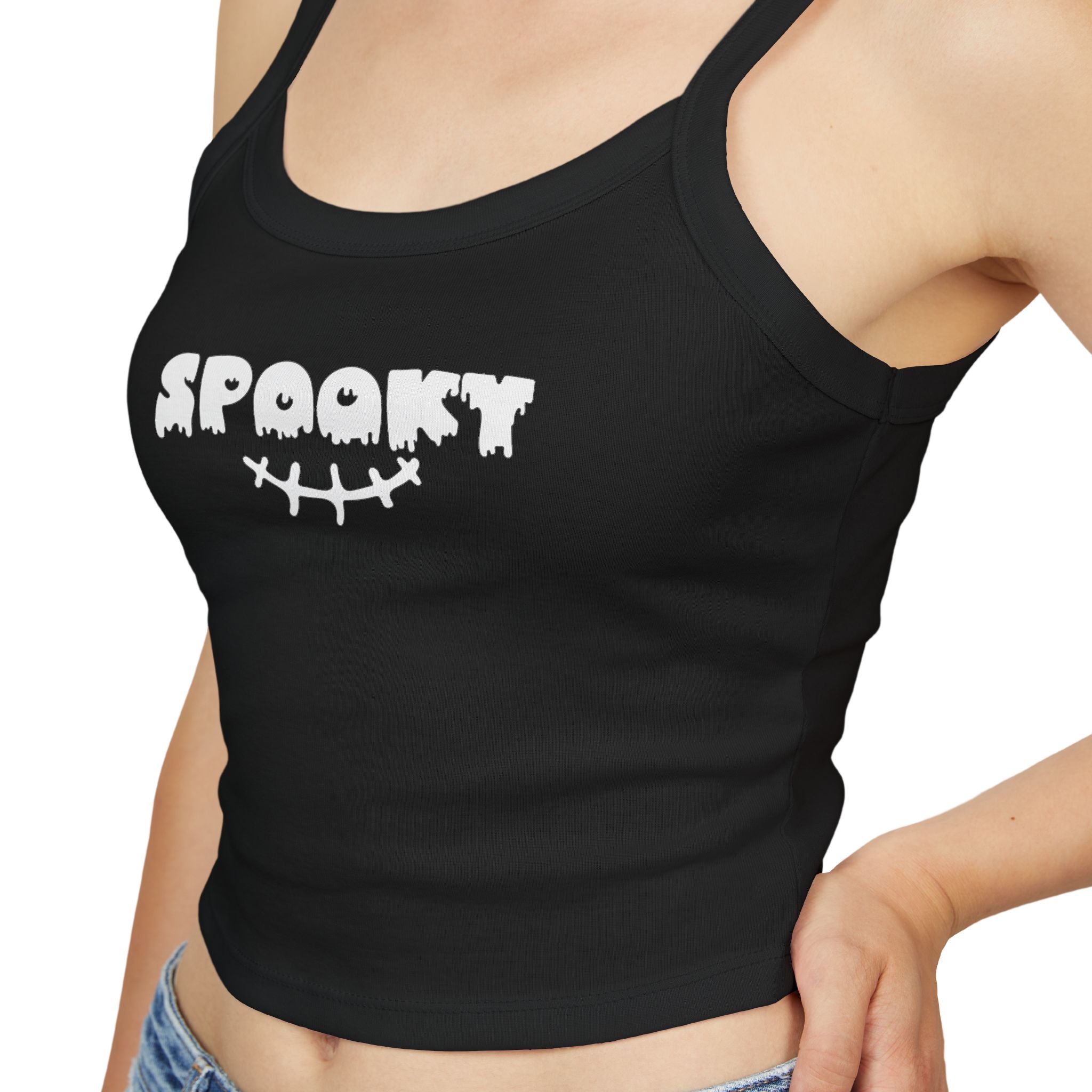 Spooky Women's Spaghetti Strap Tank Top | Halloween Top, Casual Wear, Summer Fashion, Festival Style, Boho Outfit