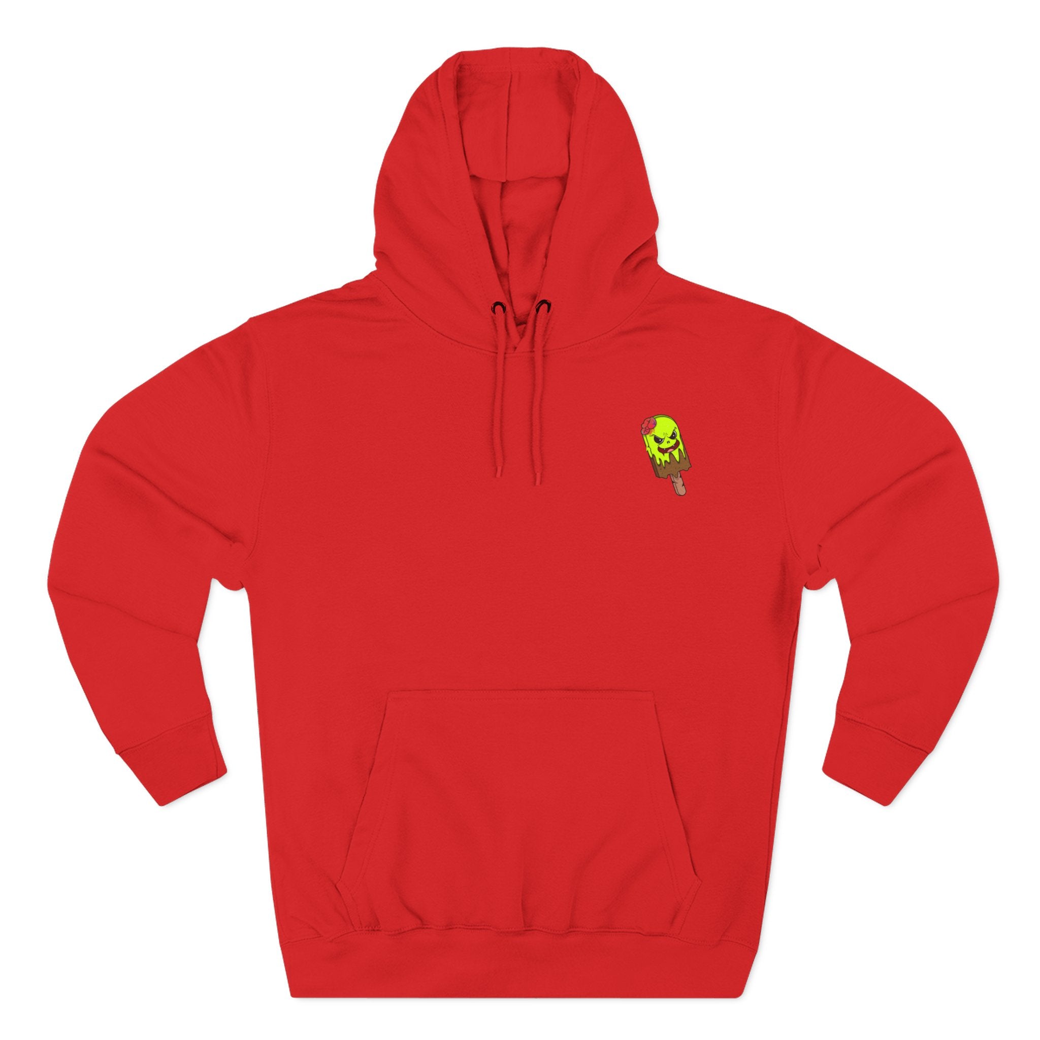 Zombie Hand Three-Panel Fleece Hoodie, Halloween Apparel, Graphic Hoodie, Unisex Sweatshirt, Fun Gift for Friends