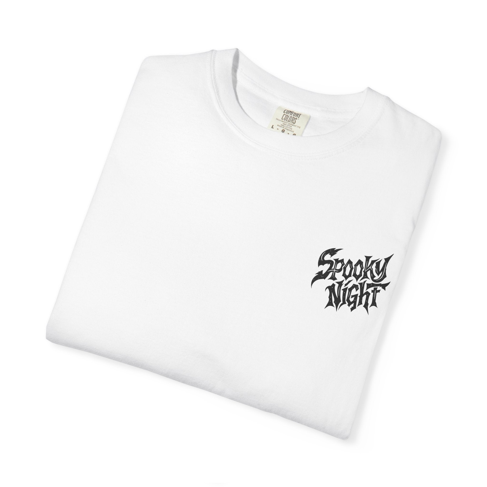 Spooky Night Unisex T-Shirt | Halloween Shirt, Ghost Tee, Casual Wear, Gift for Him & Her, Festive Graphic Tee