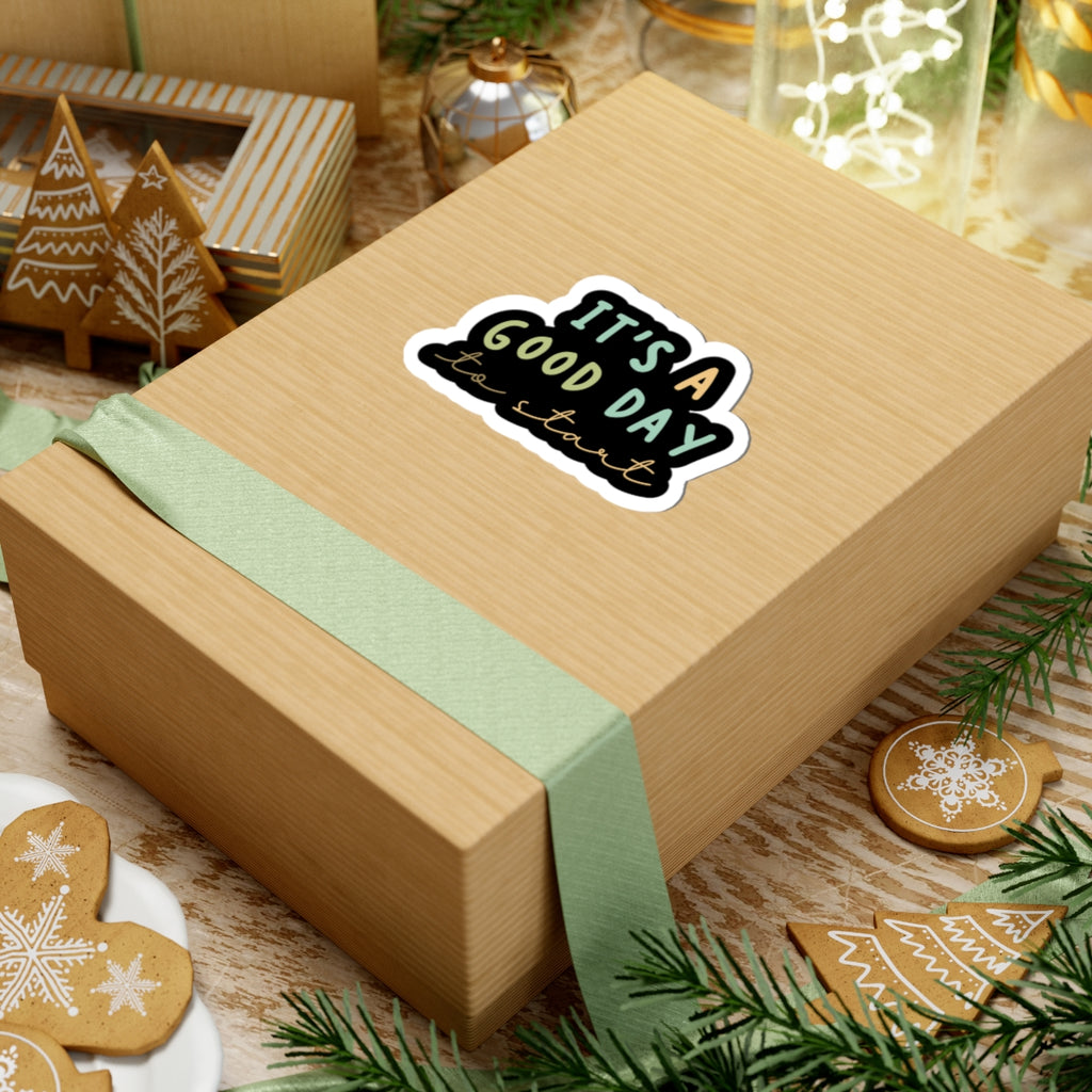 Good Day Stickers, Motivational Stickers, Inspirational Laptop Decals, Positive Vibes Stickers, Self-Care Gifts