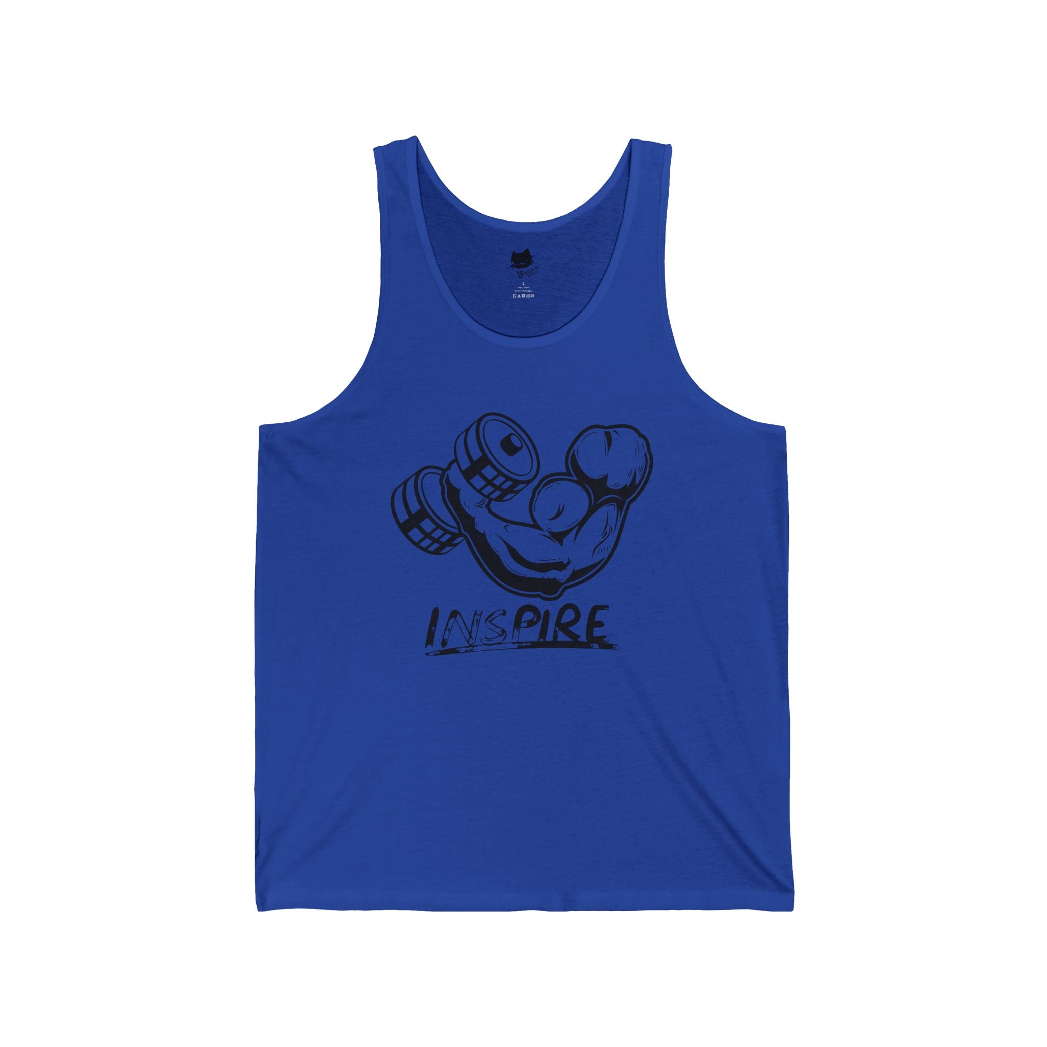 Inspire Fitness Tank Top, Unisex Workout Shirt, Motivational Gym Apparel, Perfect for Gifts, Summer Exercise Wear