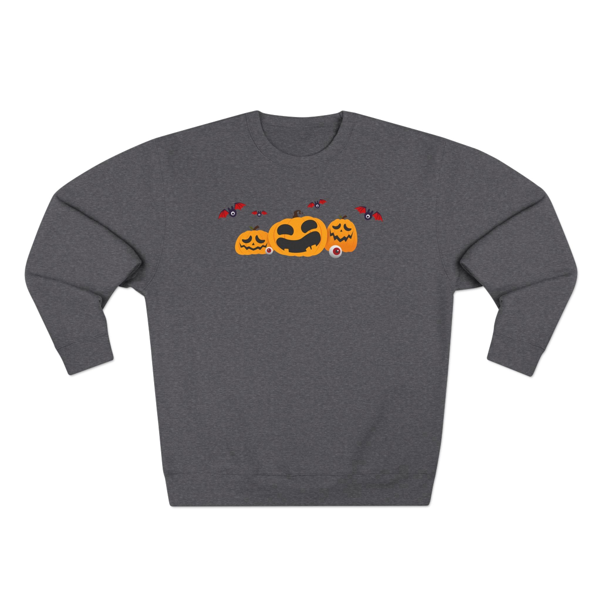 Cozy Halloween Sweatshirt, Unisex Crewneck for Fall, Pumpkin Sweatshirt, Halloween Apparel, Autumn Fashion