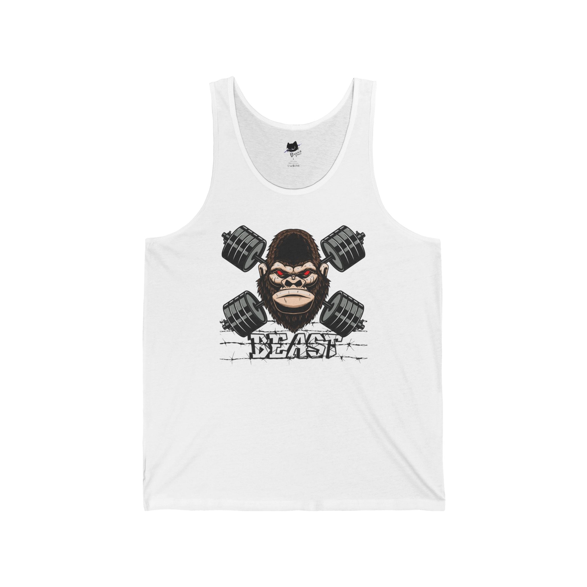 Beast Mode Unisex Jersey Tank - Gym Wear, Fitness Apparel, Muscle Tank Top, Cute Workout Shirt, Motivational Clothing