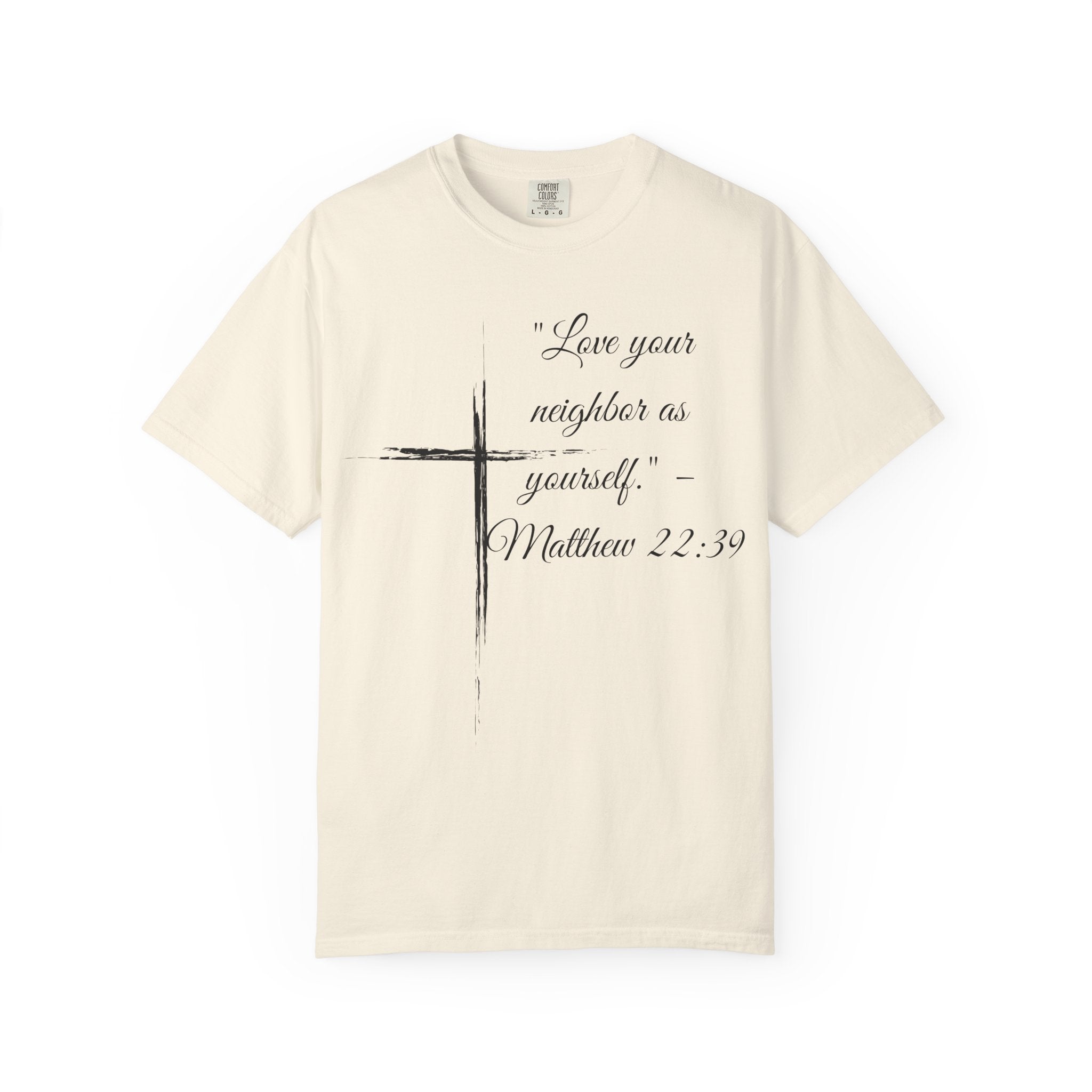 Garment-Dyed Faith T-Shirt, Inspirational Tee, Christian Apparel, Gift for Believers, Scripture Shirt