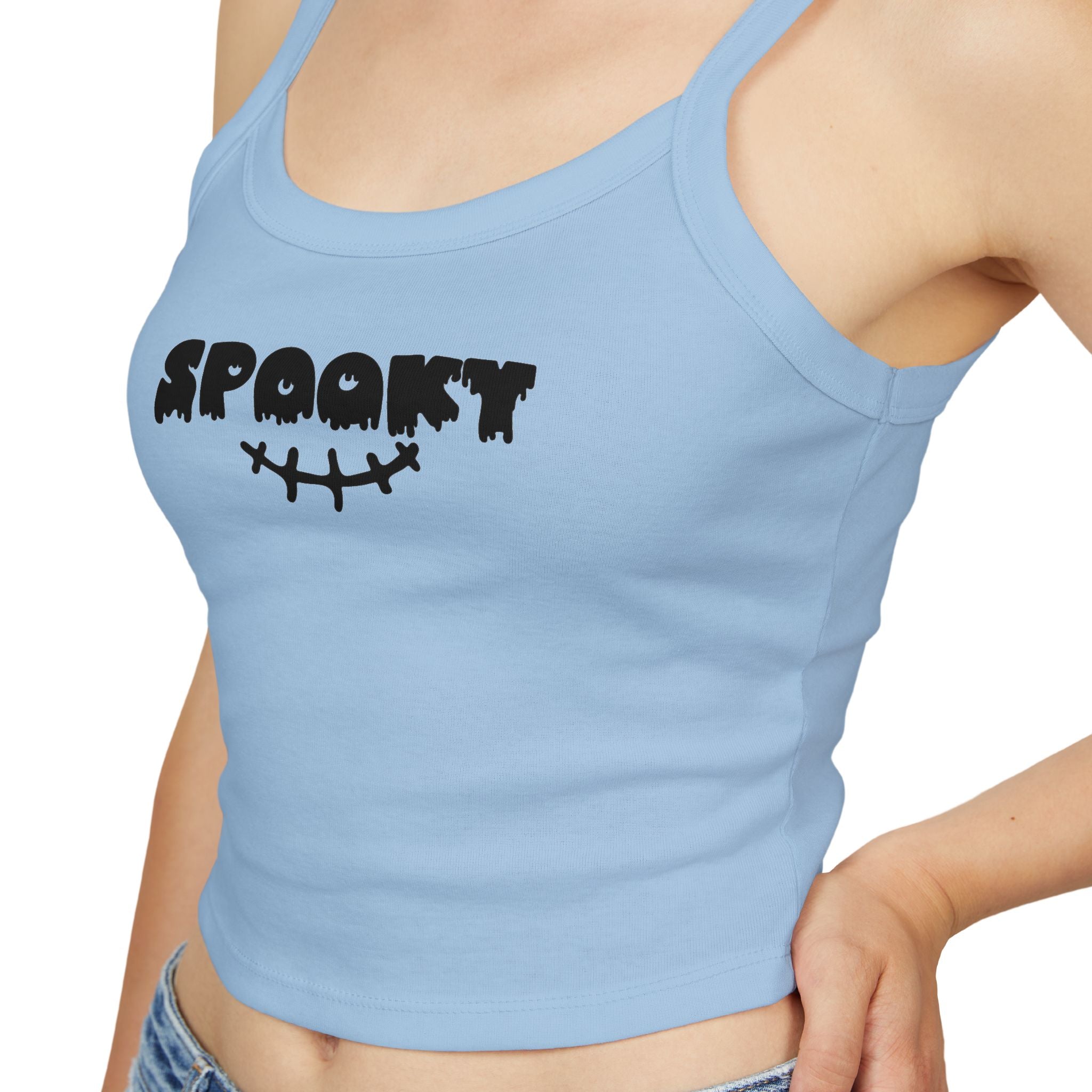 Spooky Women's Spaghetti Strap Tank Top | Halloween Top, Casual Wear, Summer Fashion, Festival Style, Boho Outfit