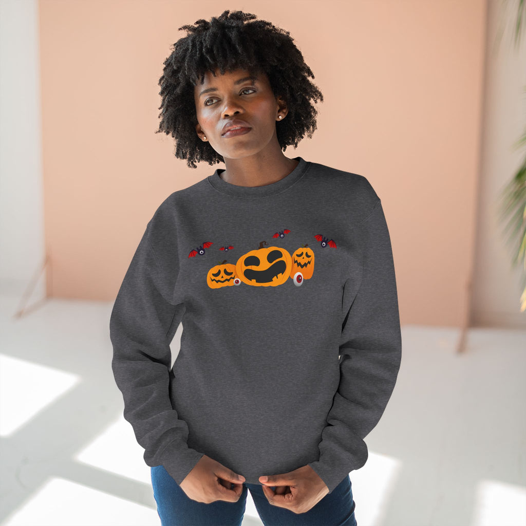 Cozy Halloween Sweatshirt, Unisex Crewneck for Fall, Pumpkin Sweatshirt, Halloween Apparel, Autumn Fashion