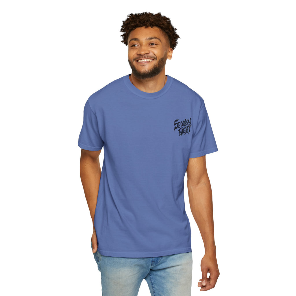 Spooky Night Unisex T-Shirt | Halloween Shirt, Ghost Tee, Casual Wear, Gift for Him & Her, Festive Graphic Tee