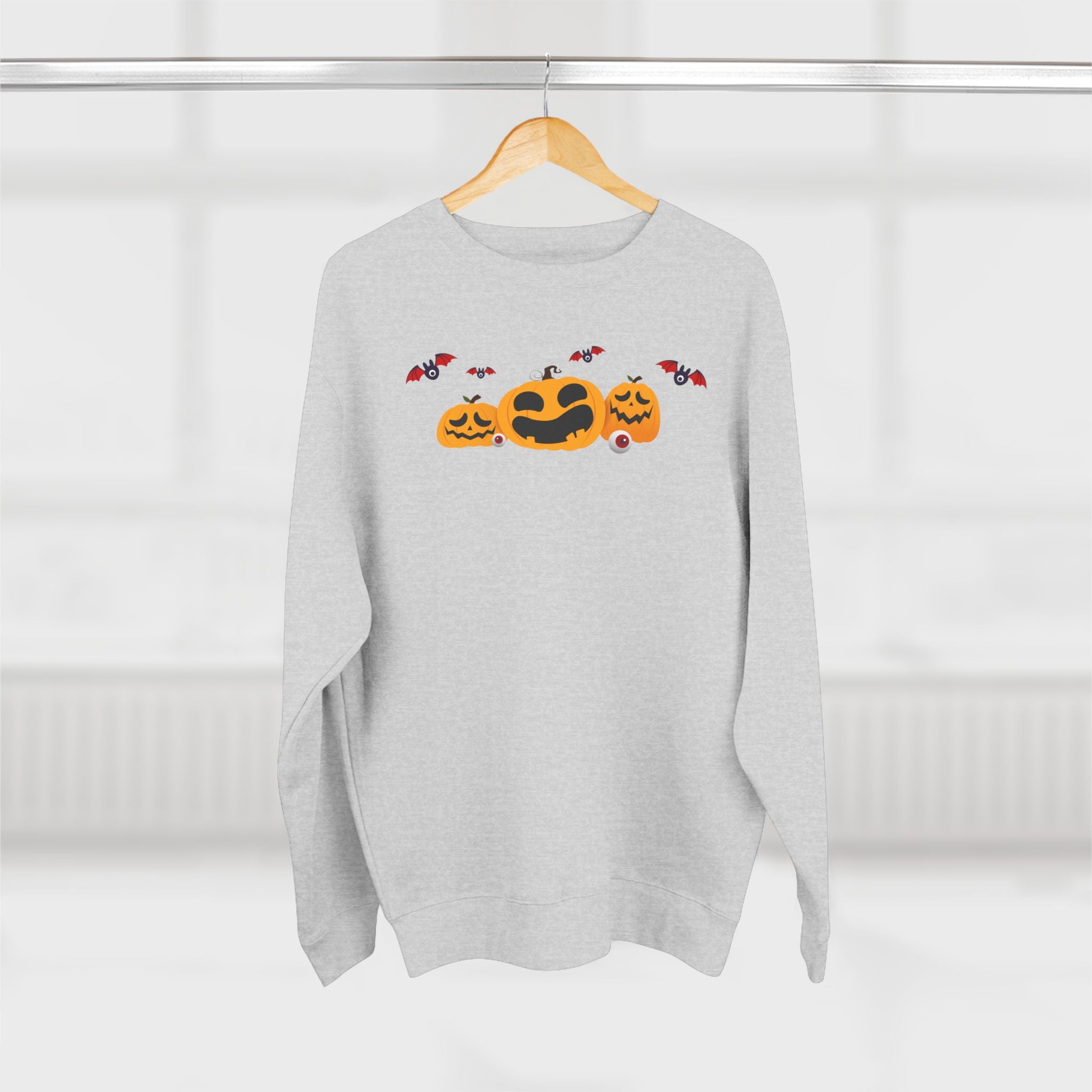 Cozy Halloween Sweatshirt, Unisex Crewneck for Fall, Pumpkin Sweatshirt, Halloween Apparel, Autumn Fashion